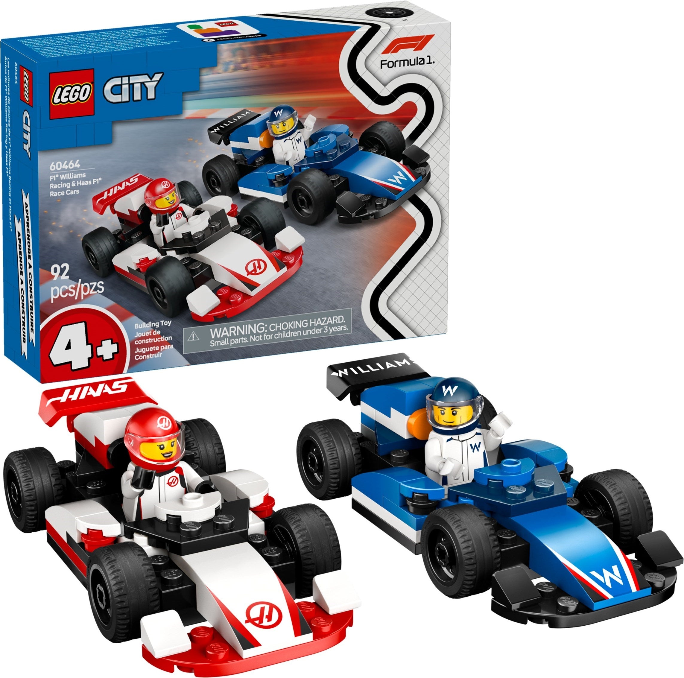 F1 Williams Racing & Haas F1 Race Cars 60464 | City | LEGO – image 3