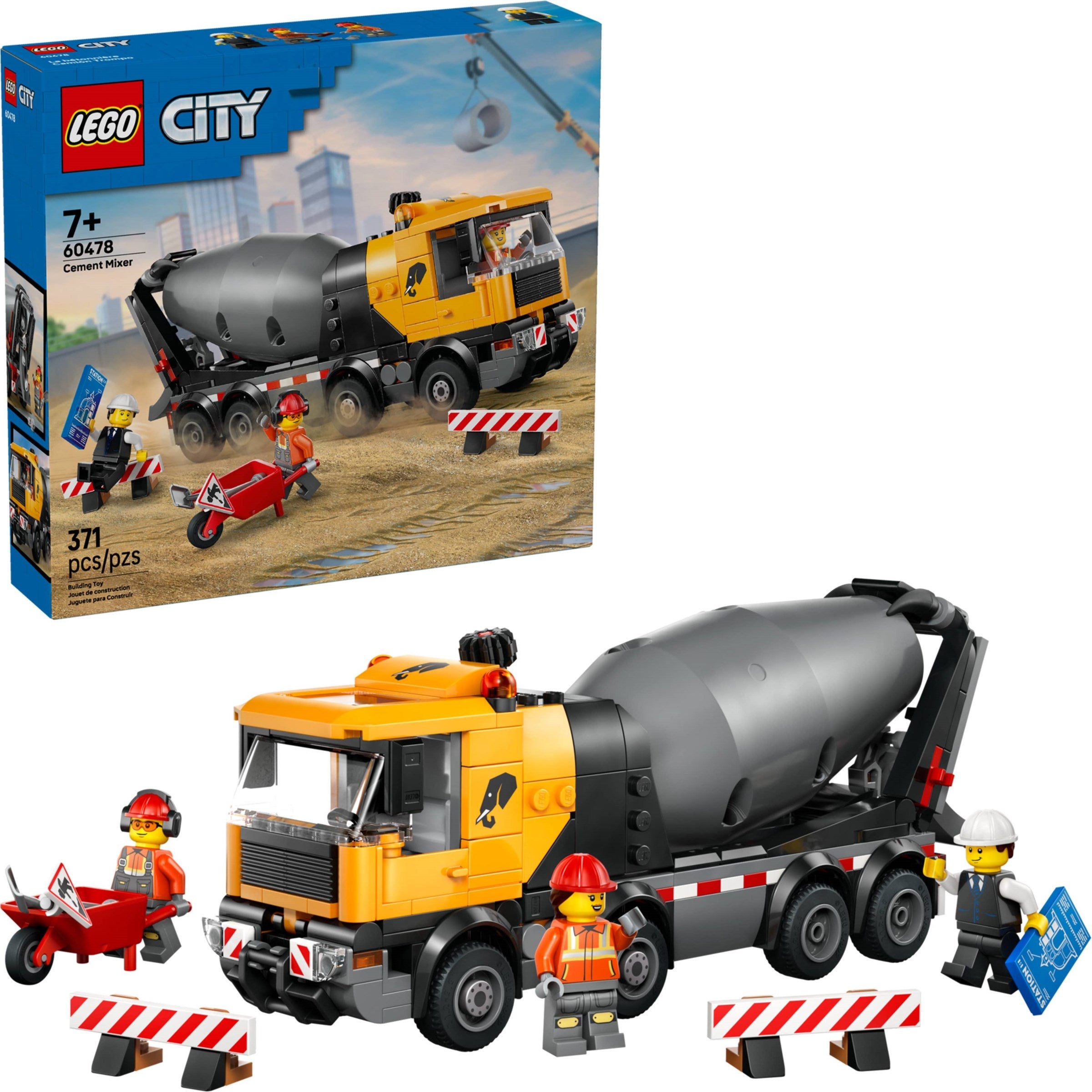 Cement Mixer 60478 | City | LEGO (image 3)