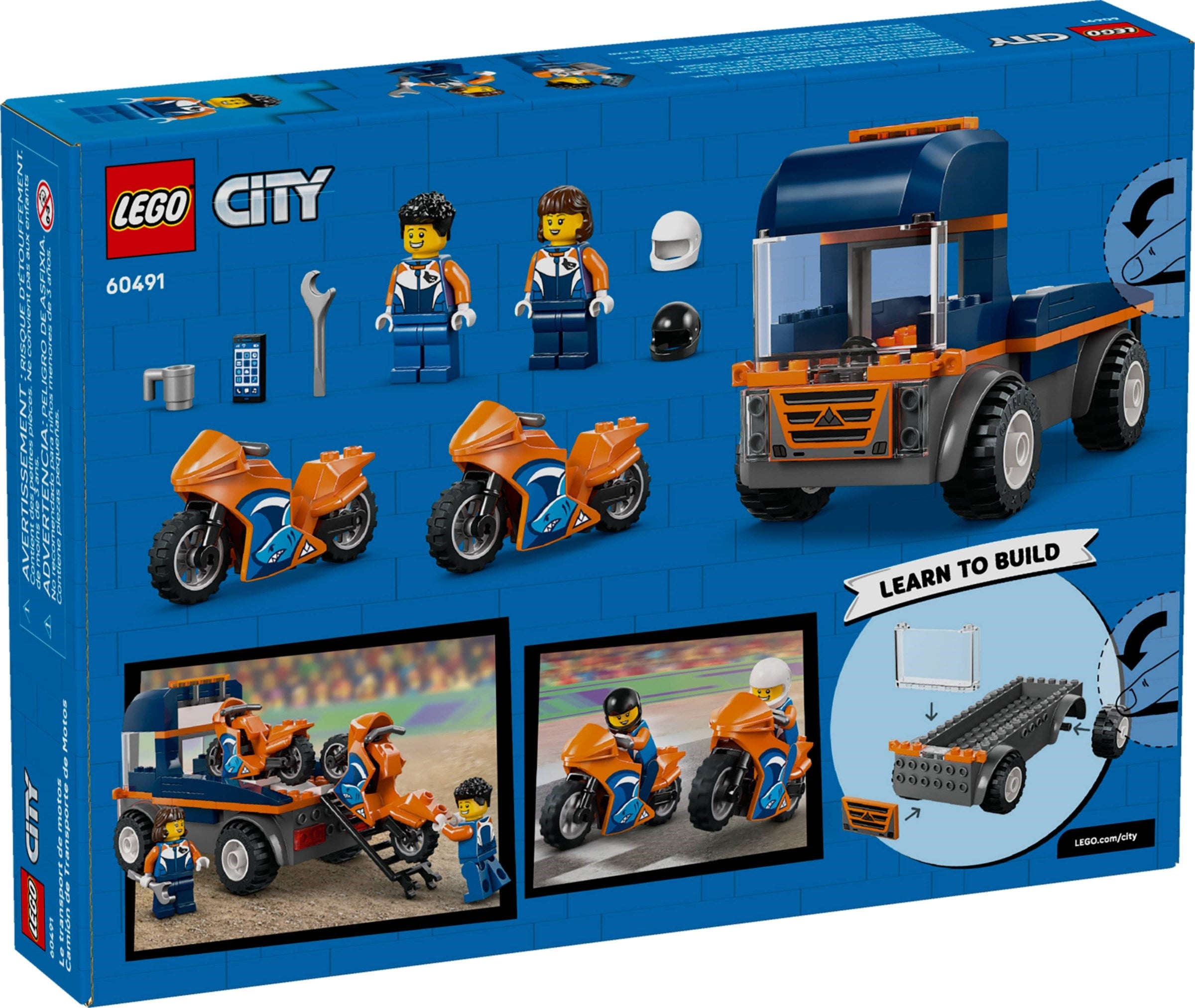 Motorcycle Transporter 60491 | City | LEGO (image 2)