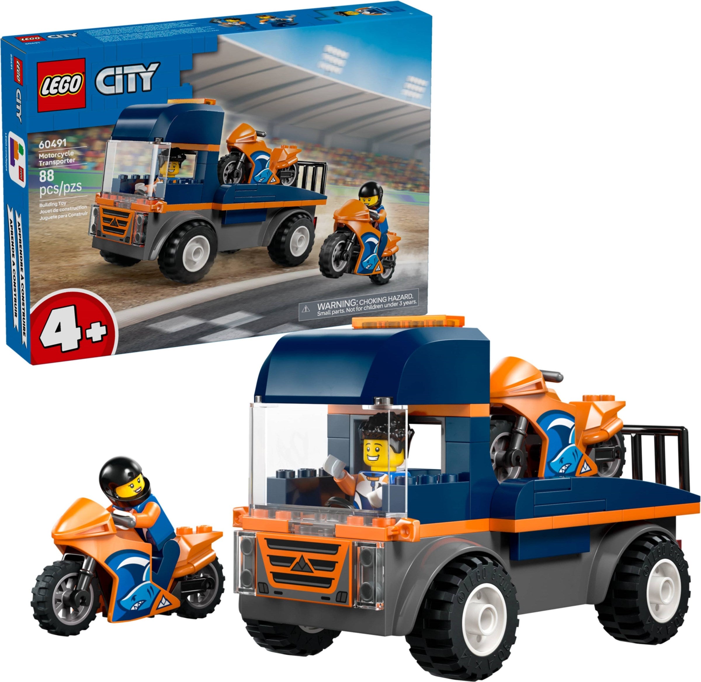 Motorcycle Transporter 60491 | City | LEGO (image 3)