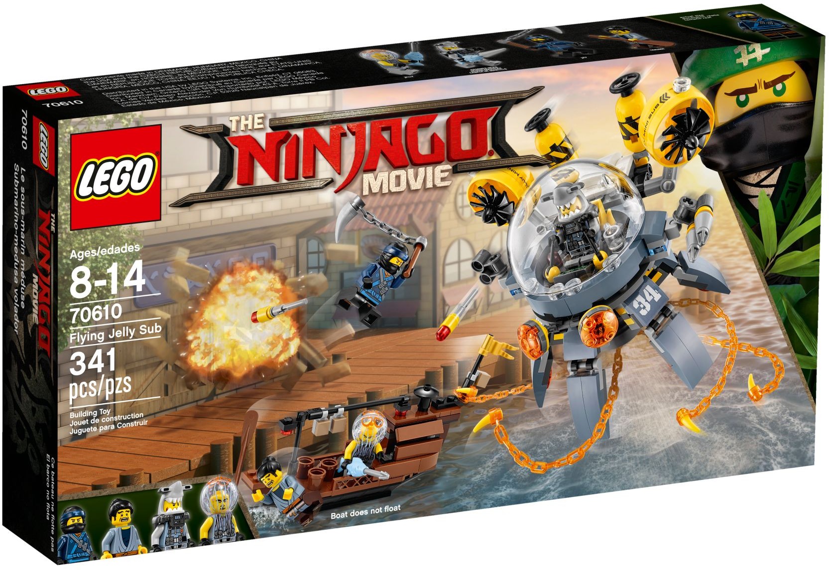 Flying Jelly Sub 70610 | The LEGO Ninjago Movie | LEGO – image 2