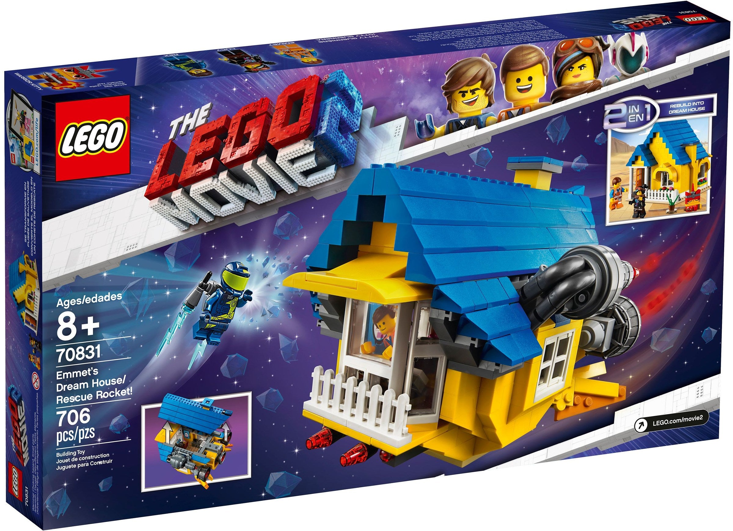 Emmet's Dream House/Rescue Rocket! 70831 | The LEGO Movie 2 | LEGO – image 3