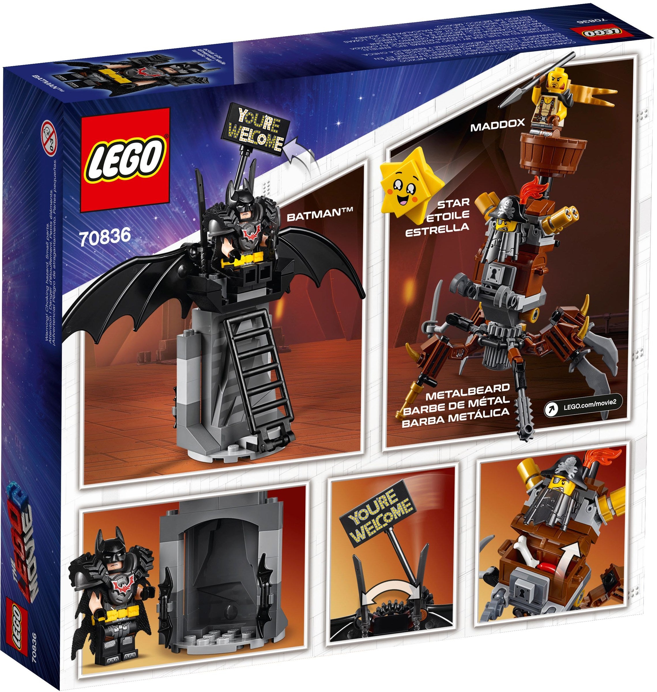 Battle-Ready Batman and MetalBeard 70836 | The LEGO Movie 2 | LEGO – image 3