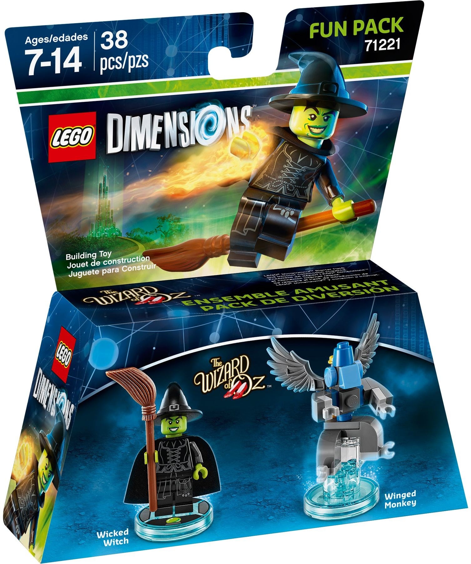 The Wizard of Oz-Wicked Witch-Fun Pack 71221 | Dimension Team Pack | LEGO