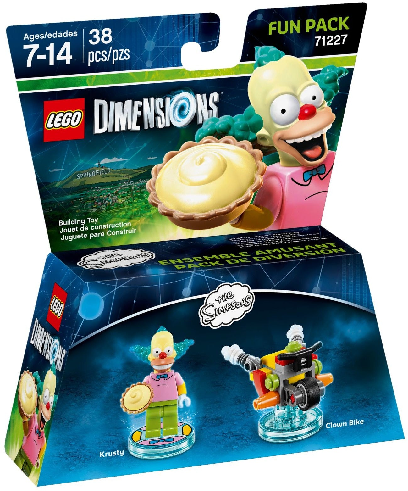 The Simpson-Krusty Clown & Bike-Fun Pack 71227 | Dimension Team Pack | LEGO