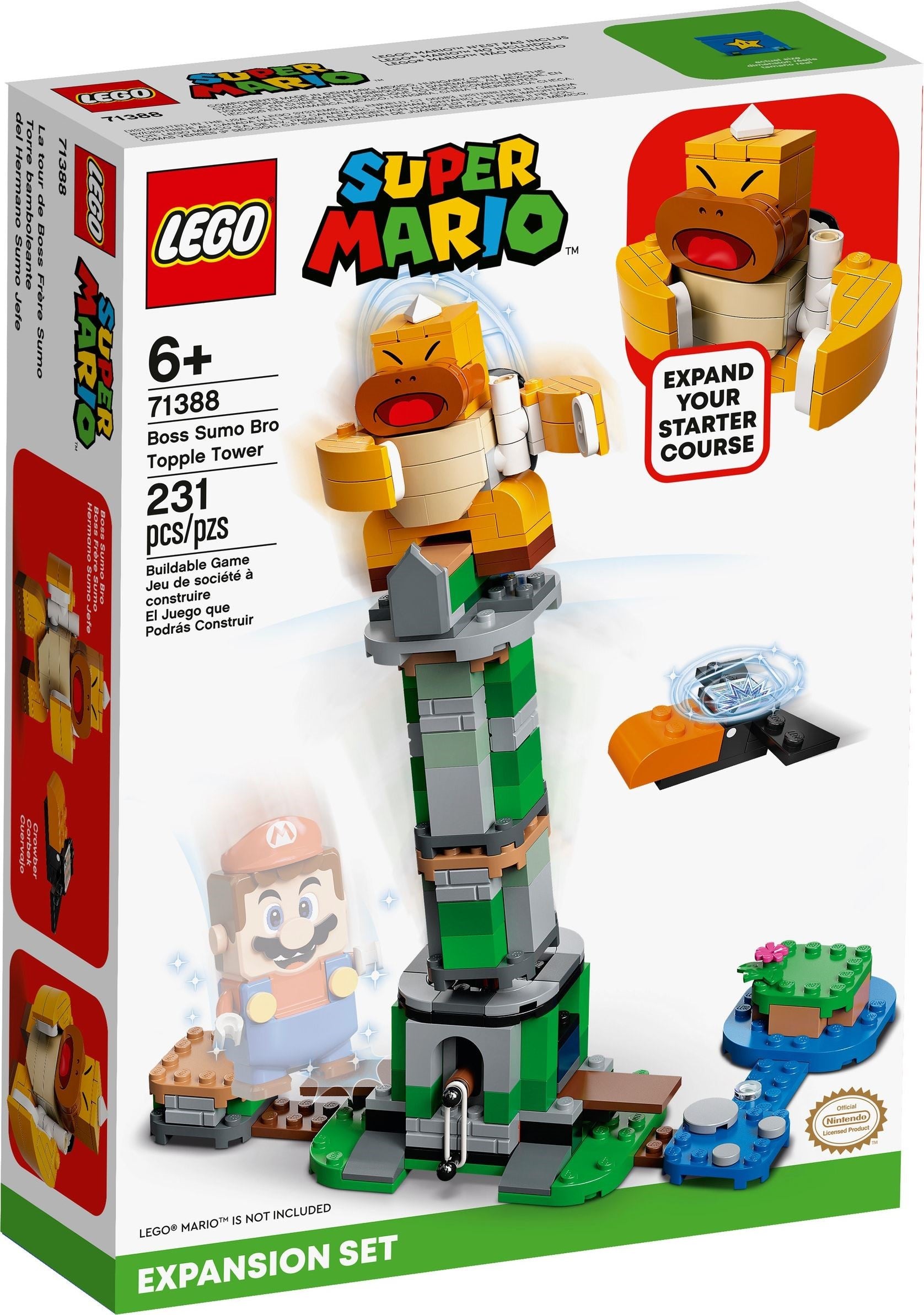 Boss Sumo Bro Topple Tower 71388 | Super Mario New Release | LEGO