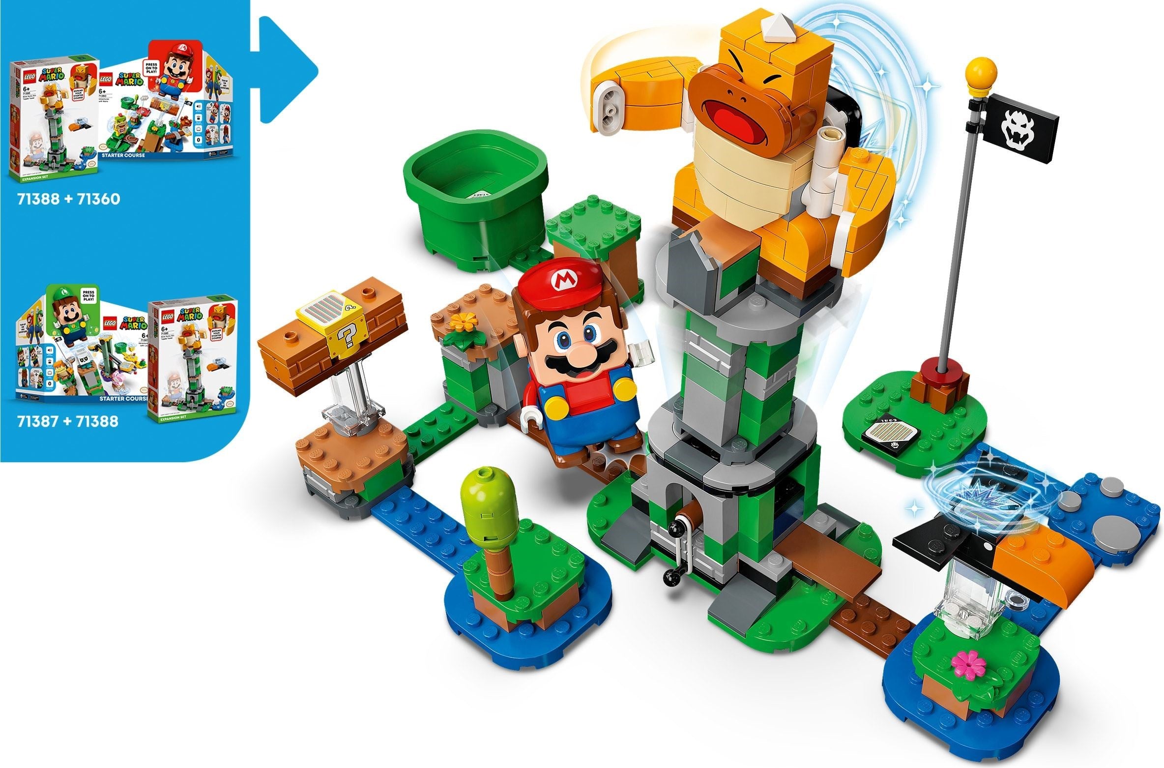 Boss Sumo Bro Topple Tower 71388 | Super Mario New Release | LEGO