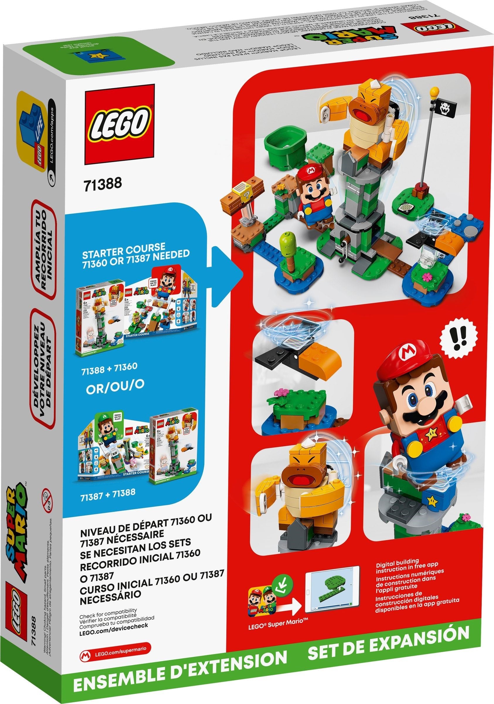 Boss Sumo Bro Topple Tower 71388 | Super Mario New Release | LEGO