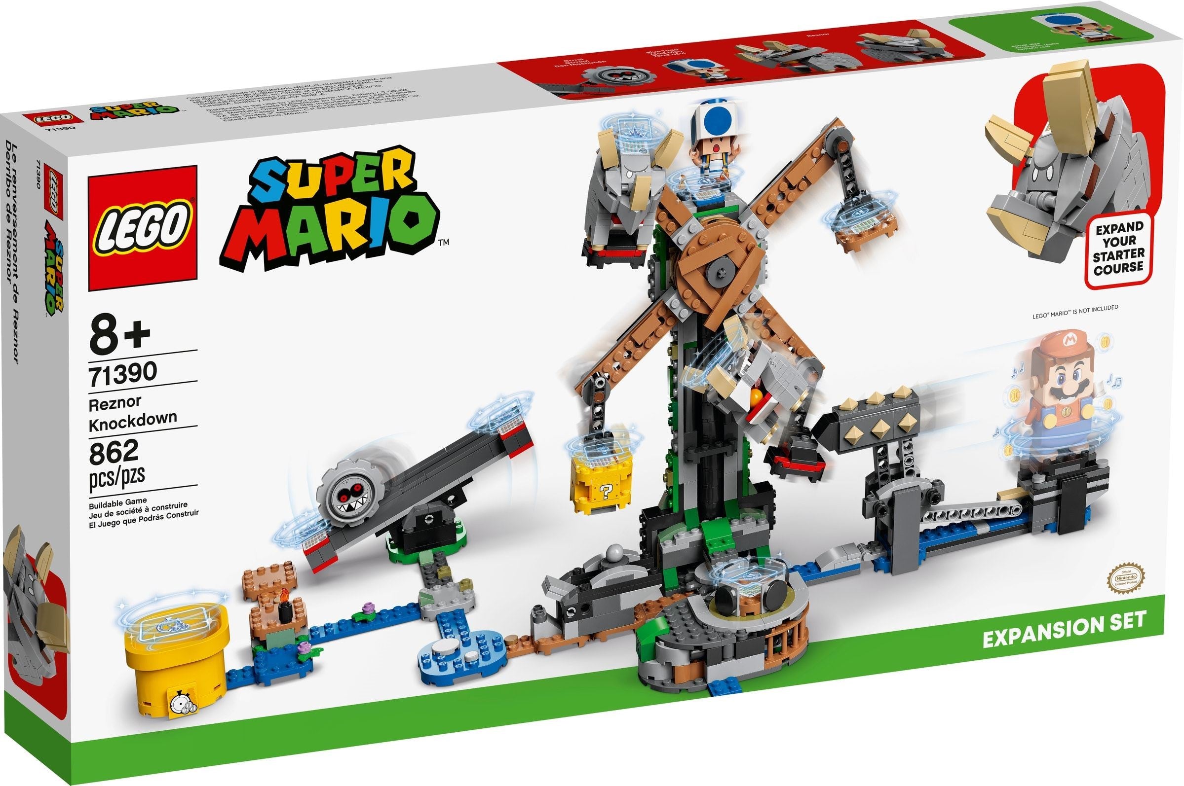 Reznor Knockdown 71390 | Super Mario | LEGO – image 2