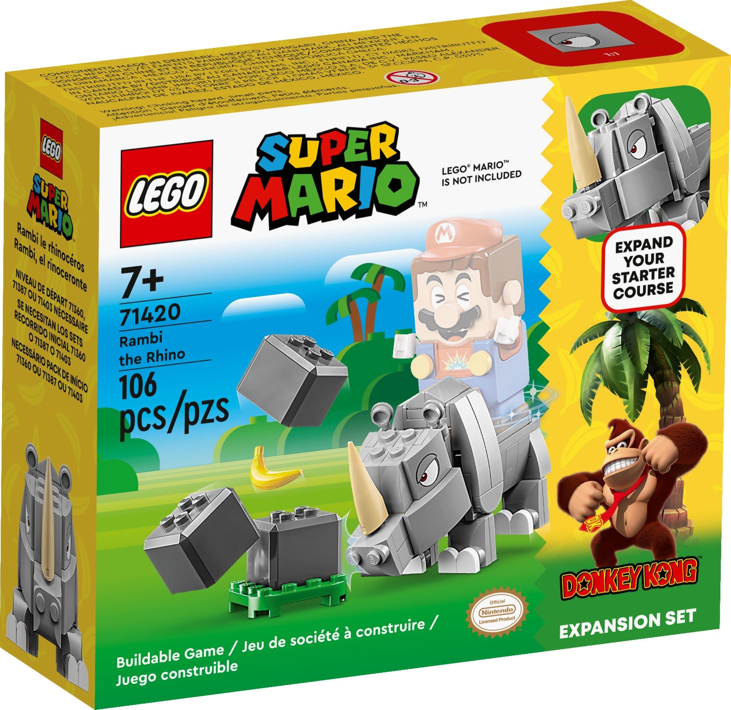 Rambi the Rhino 71420 | Super Mario | LEGO – image 2