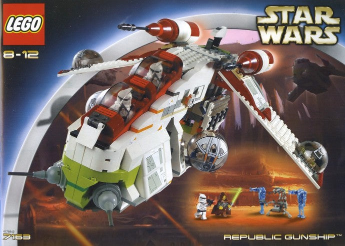 Republic Gunship 7163 | Star Wars | LEGO