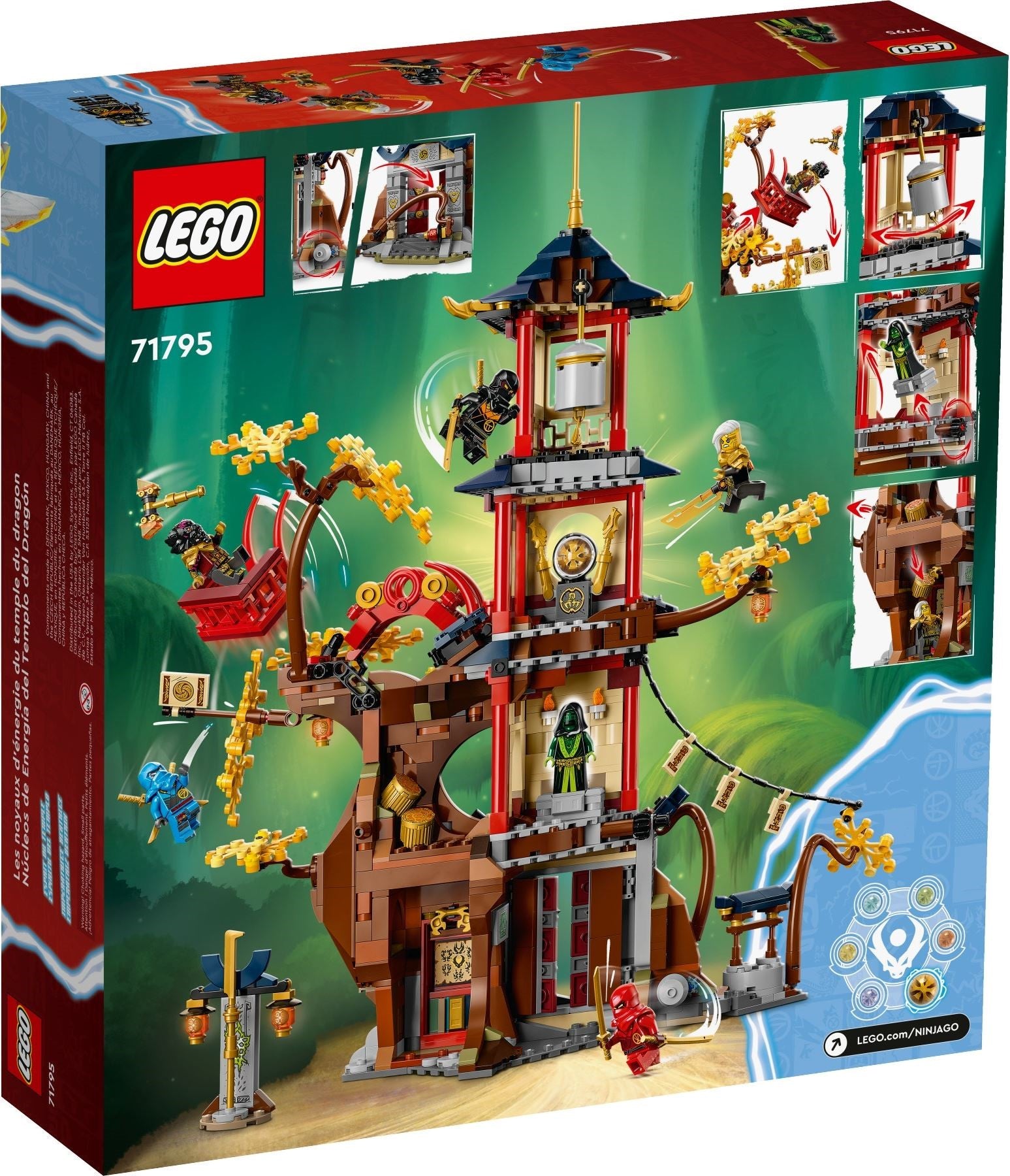 Temple of the Dragon Energy Cores  71795 | Ninjago  | LEGO