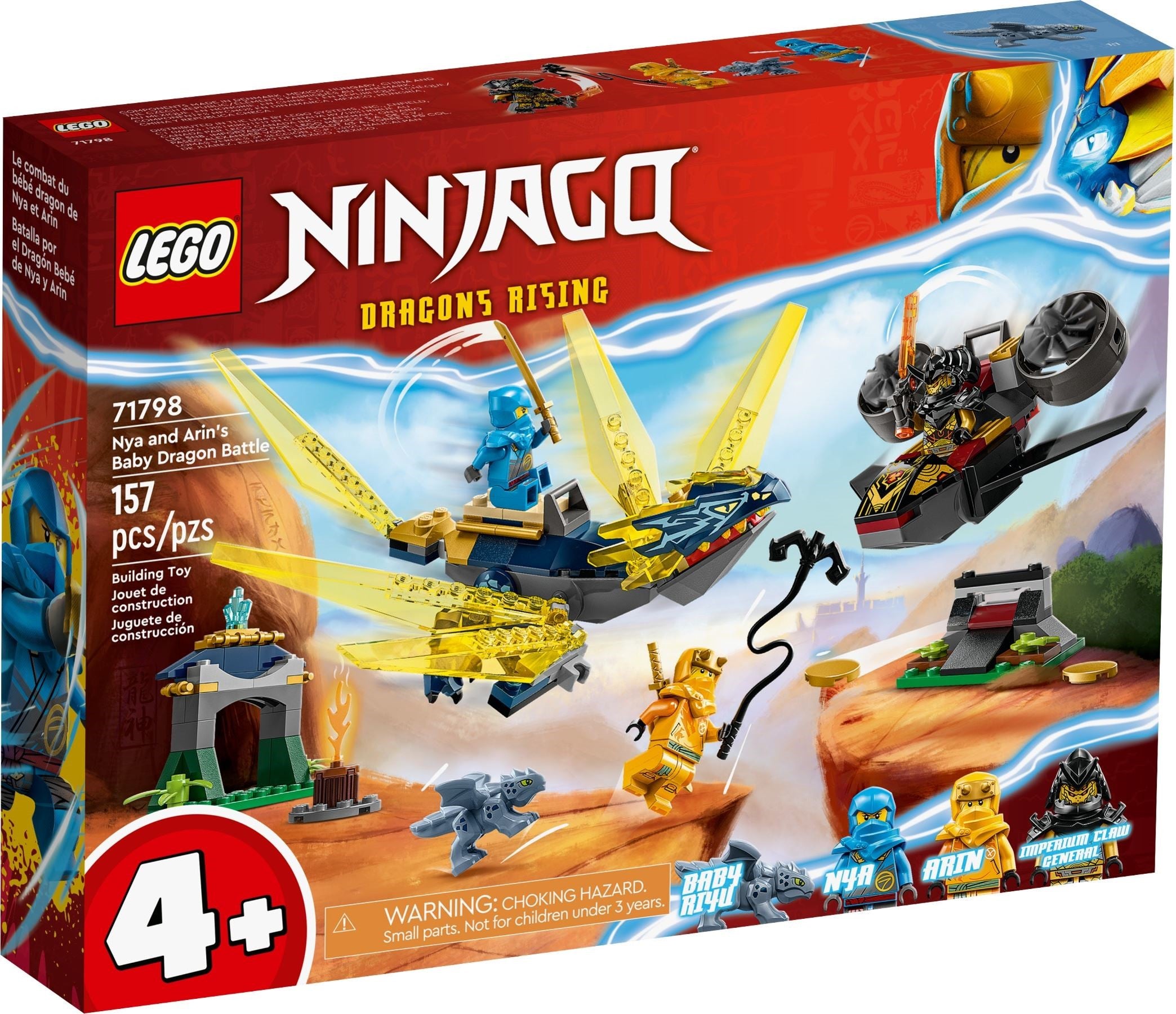 Nya and Arin's Baby Dragon Battle 71798 | Ninjago | LEGO (image 2)