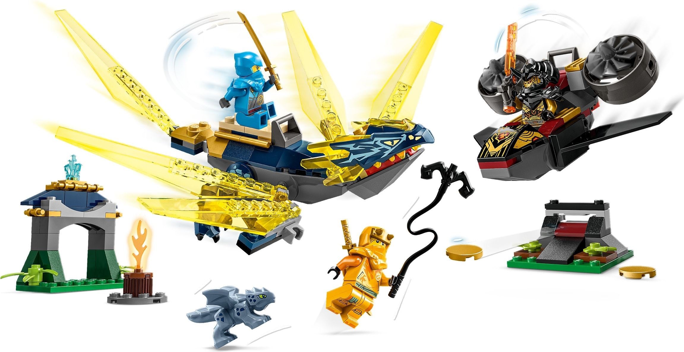 Nya and Arin's Baby Dragon Battle 71798 | Ninjago | LEGO (image 3)