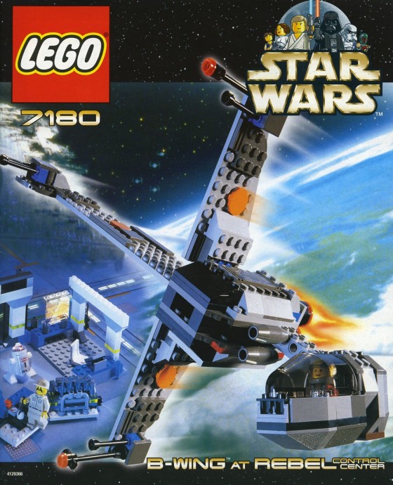 B-wing at Rebel Control Centre 7180 | Star Wars | LEGO