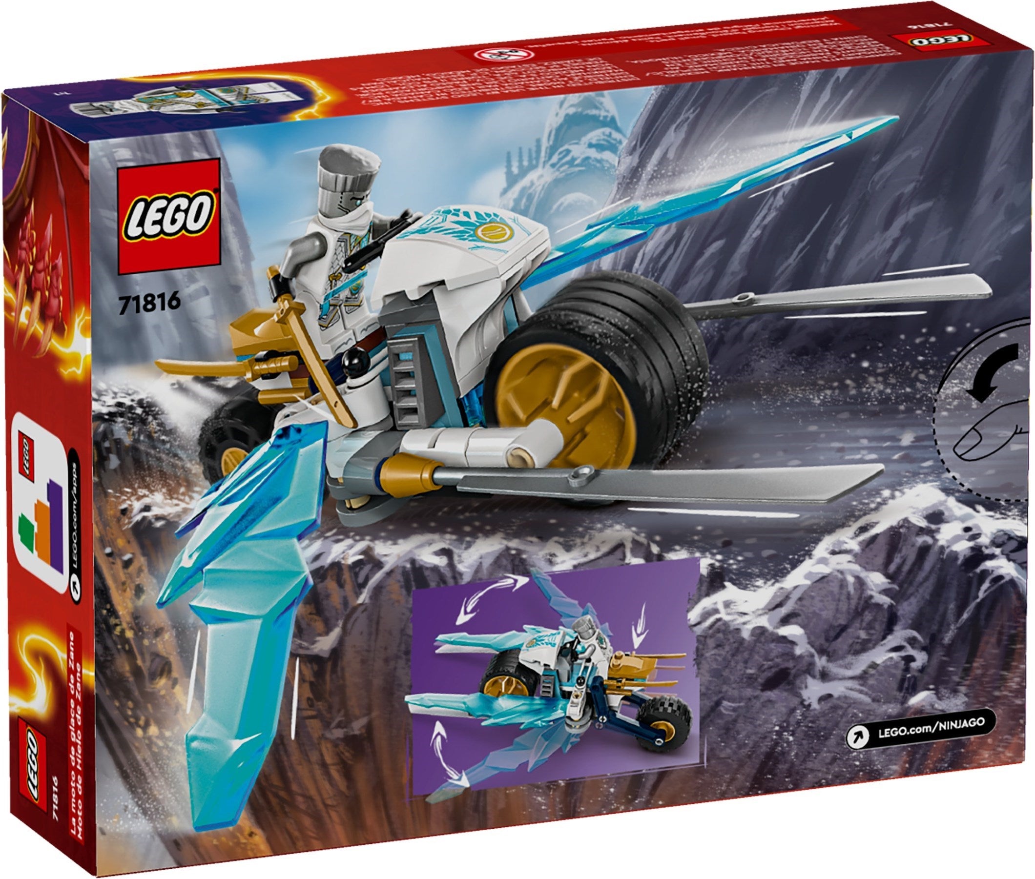 Zane's Ice Motorcycle 71816 | Ninjago | LEGO – image 4