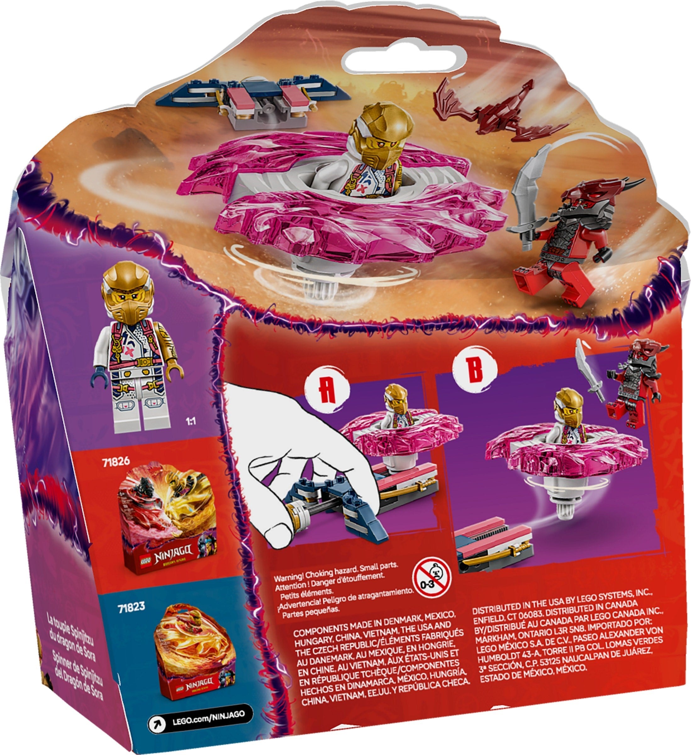 Sora's Dragon Spinjitzu Spinner 71824 | Ninjago | LEGO (image 2)