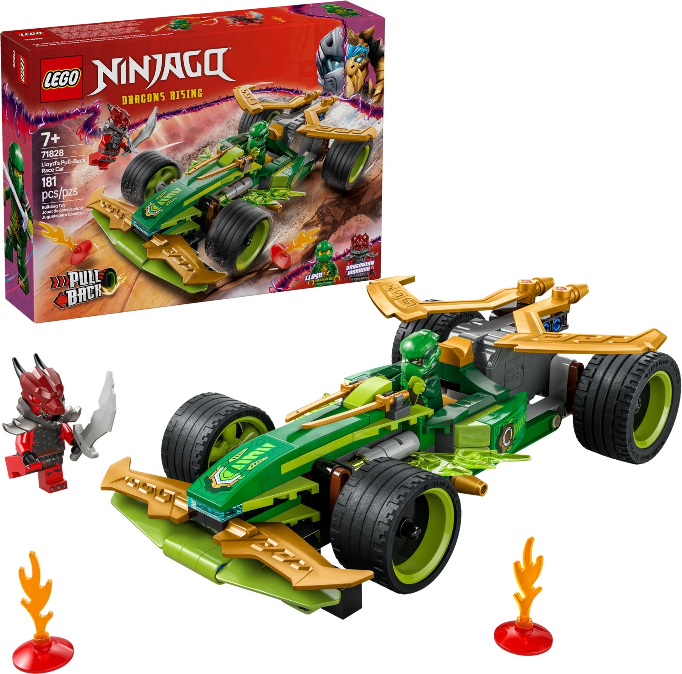 Lloyd's Pull-Back Race Car 71828 | Ninjago | LEGO – image 3