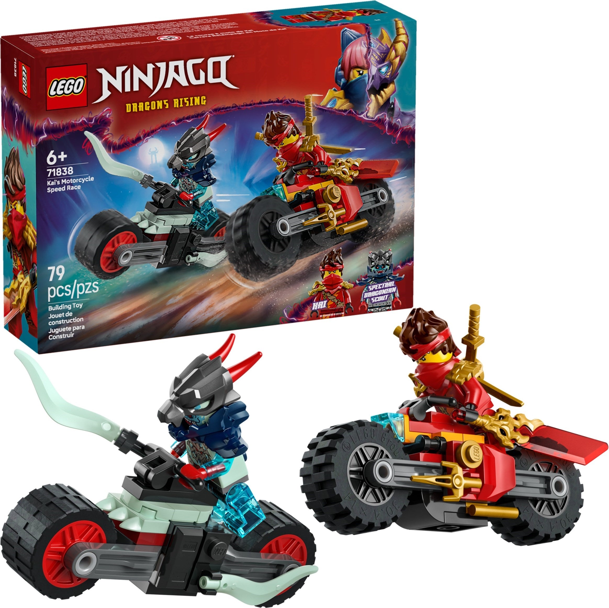 Kai's Motorcycle Speed Race 71838 | Ninjago | LEGO (image 3)