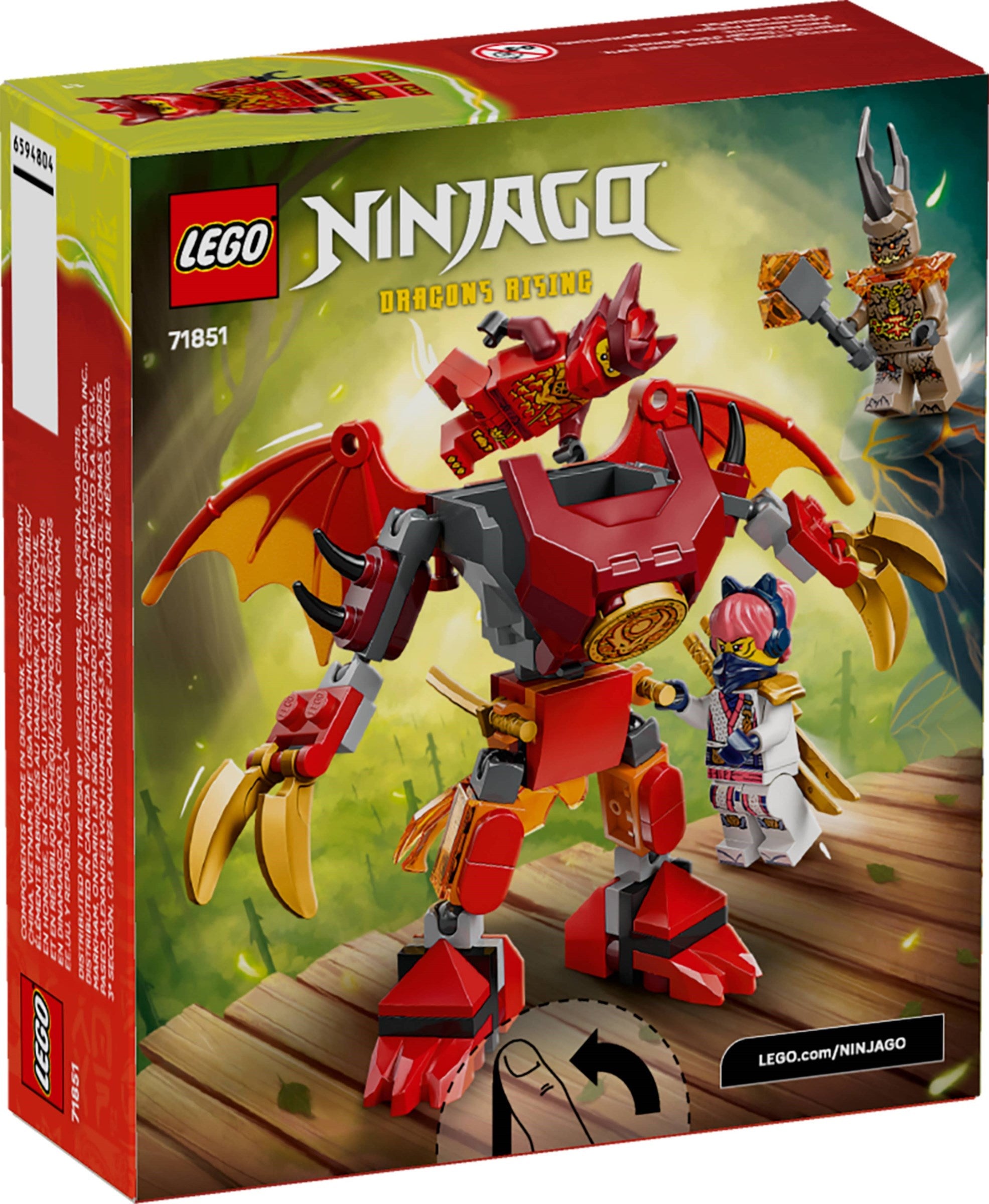 Kai's Dragon Mech Battle Pack 71851 | Ninjago | LEGO (image 2)