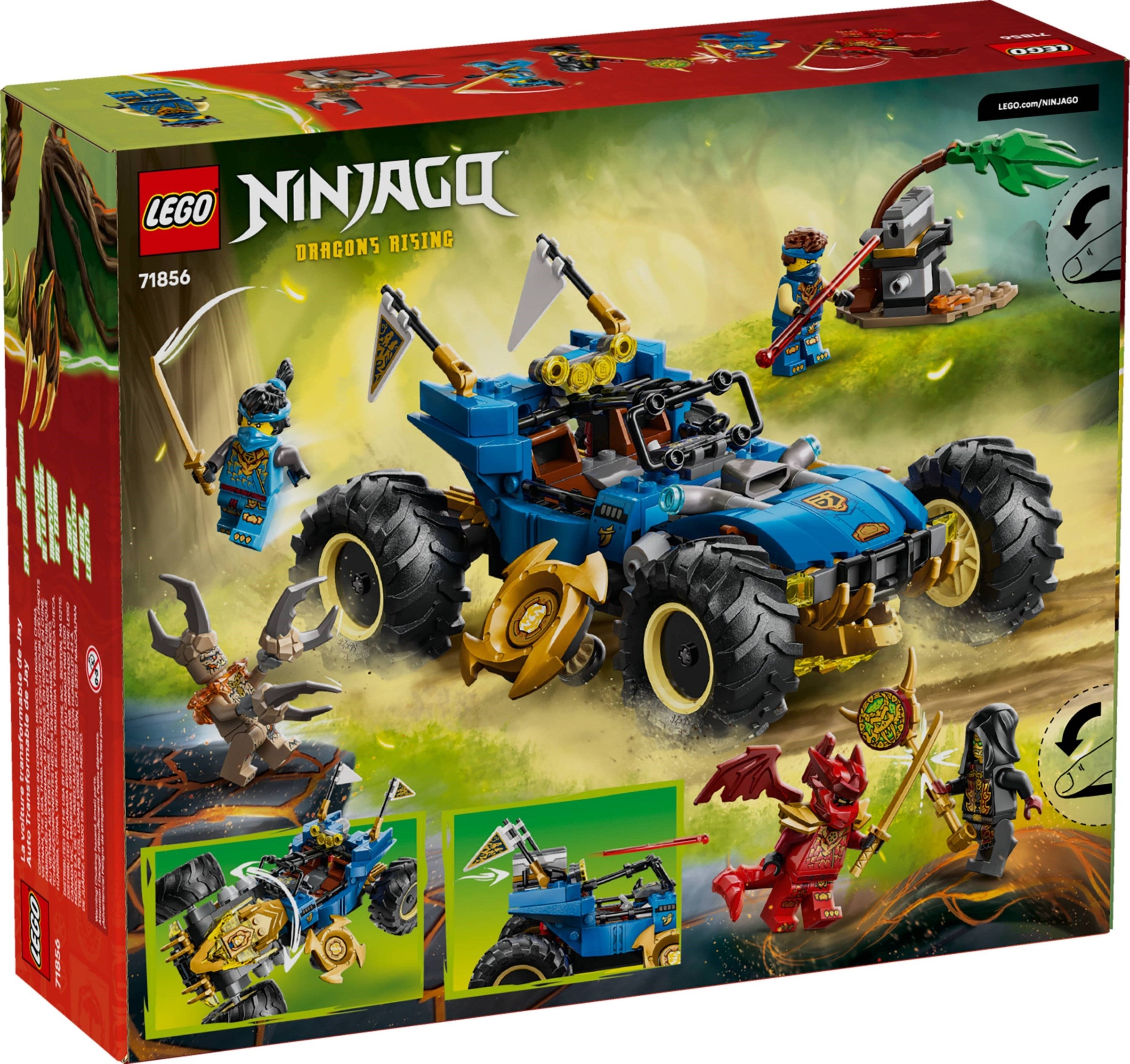 Jay's Transforming Car 71856 | Ninjago | LEGO (image 2)