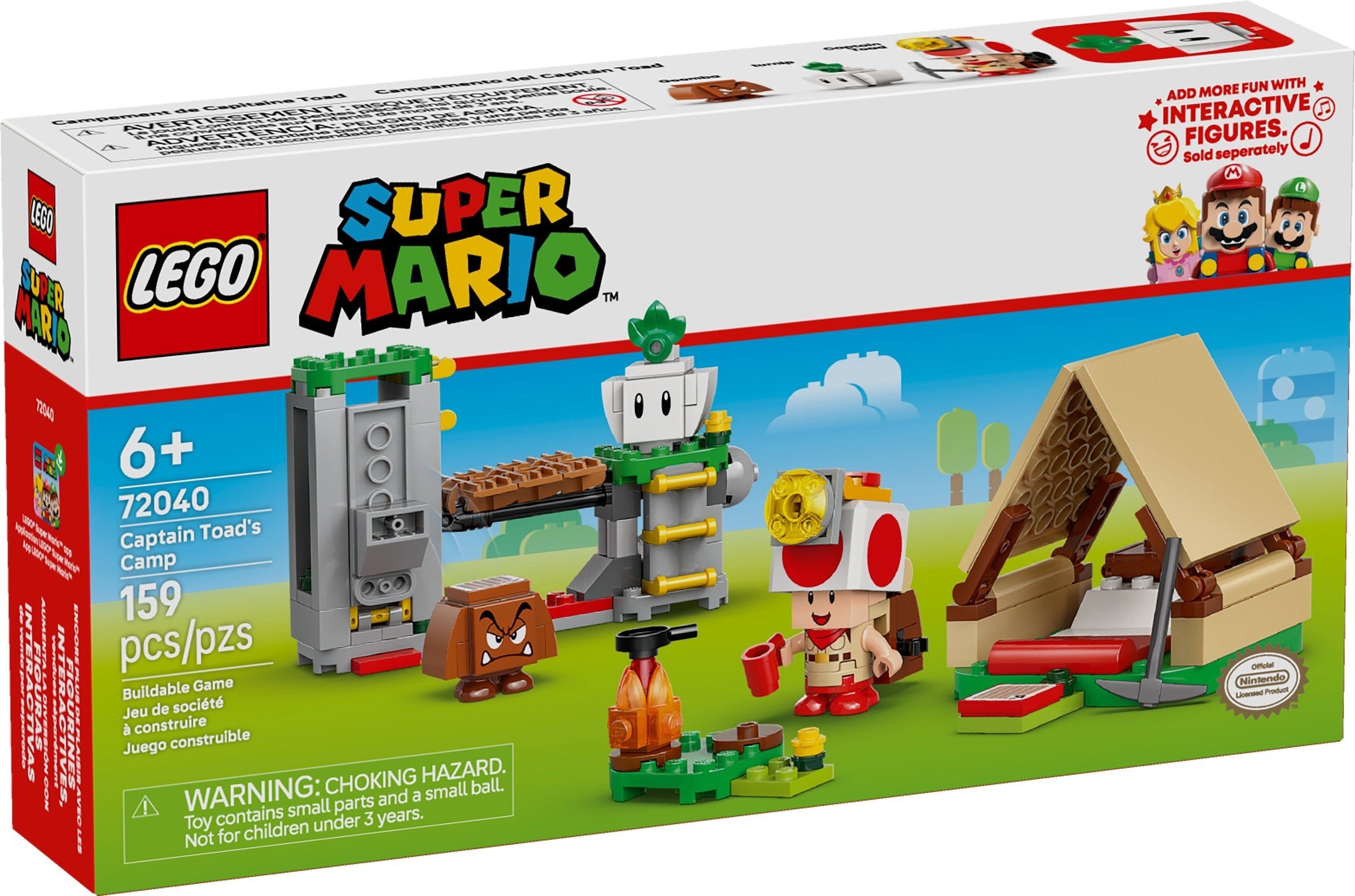 Captain Toad's Camp 72040 | Super Mario New Release | LEGO