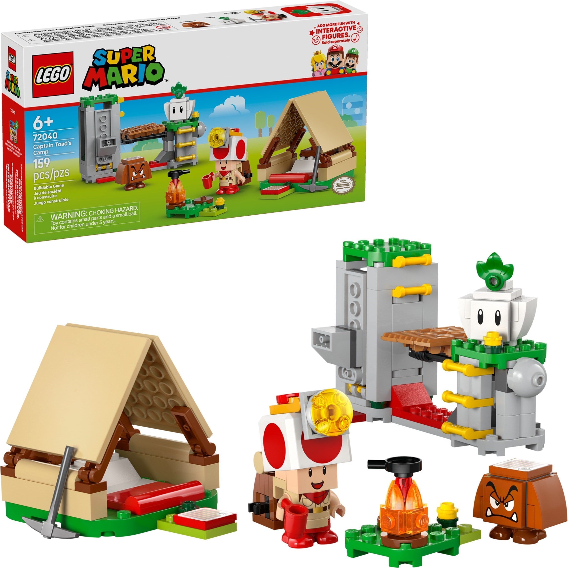 Captain Toad's Camp 72040 | Super Mario New Release | LEGO