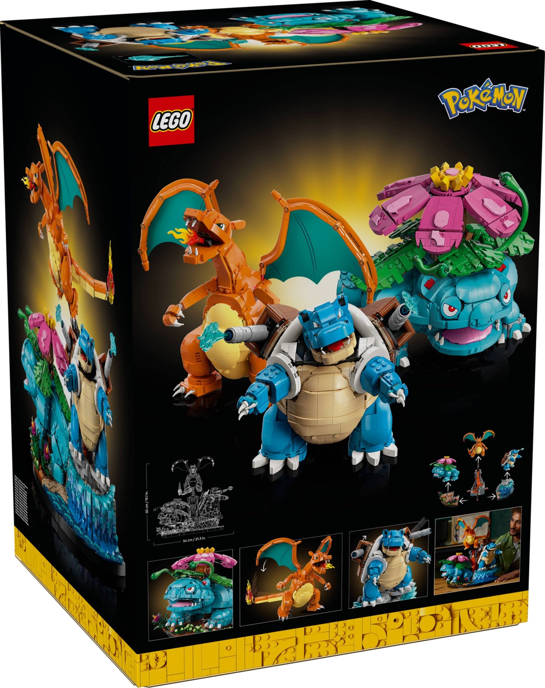 Venusaur, Charizard and Blastoise 72153 | Pokémon | LEGO (image 2)