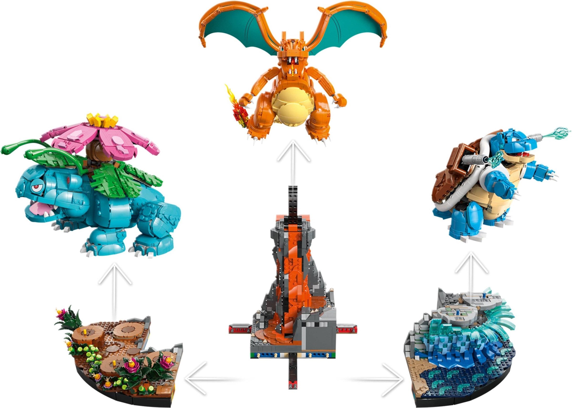 Venusaur, Charizard and Blastoise 72153 | Pokémon | LEGO (image 19)