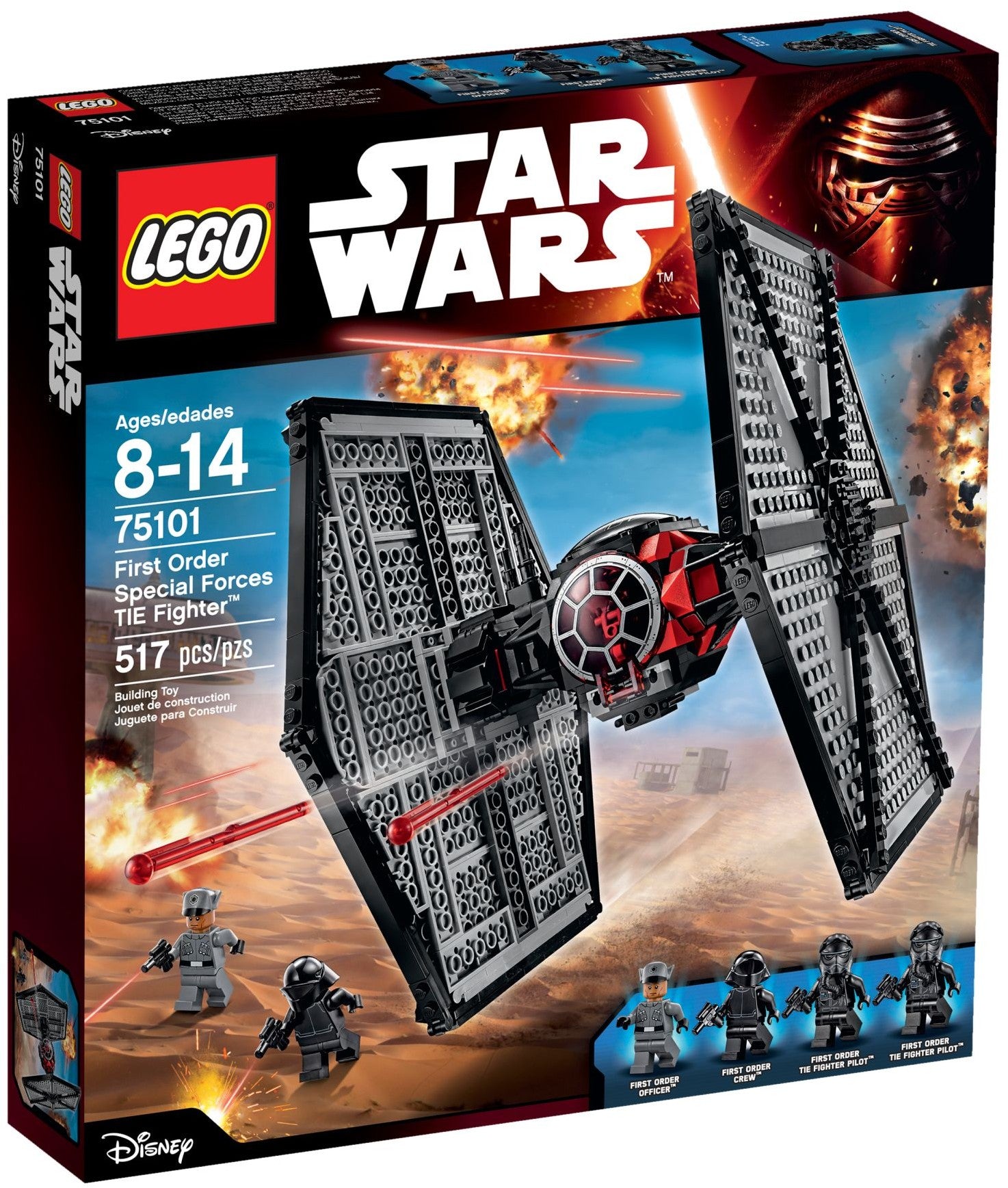 First Order Special Forces TIE Fighter 75101 | Star Wars | LEGO (image 2)
