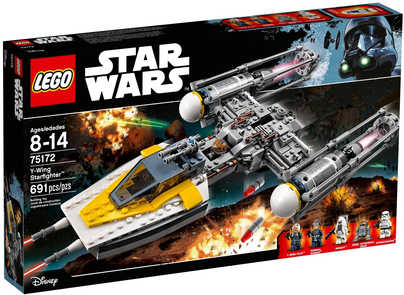 Y-Wing Starfighter 75172 | Star Wars | LEGO