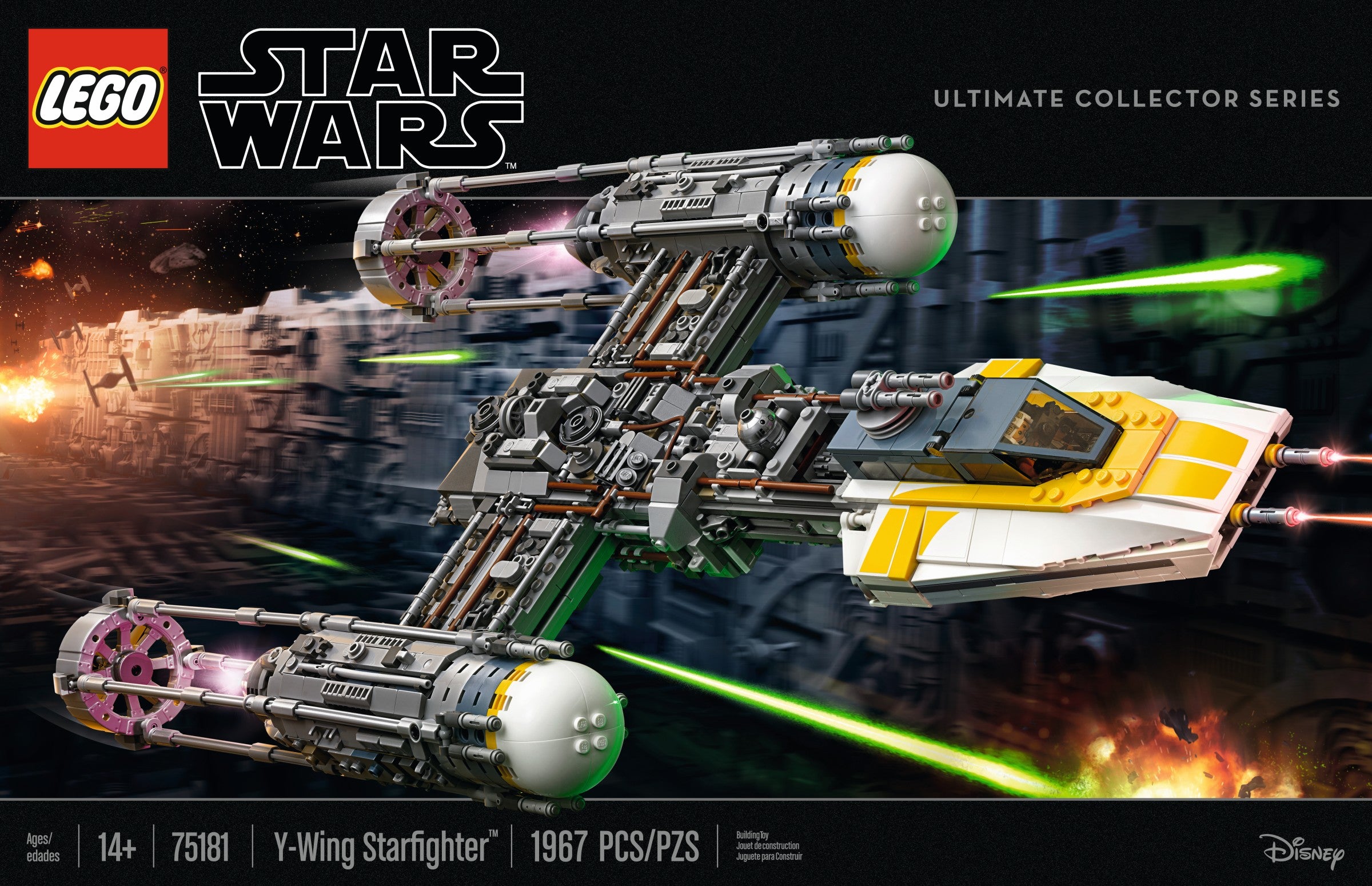 Y-Wing Starfighter-UCS Series 75181 | Star Wars | LEGO