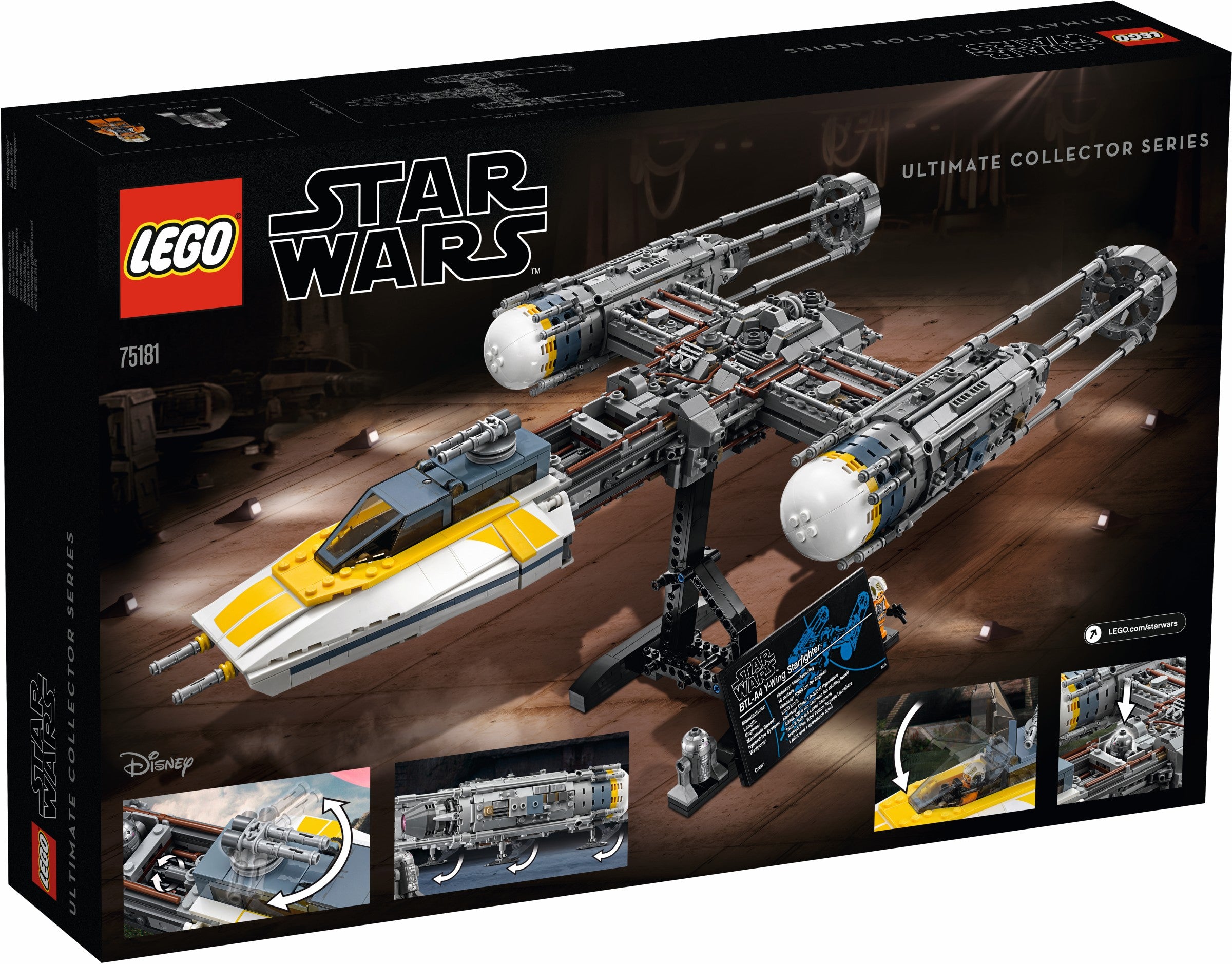 Y-Wing Starfighter-UCS Series 75181 | Star Wars | LEGO