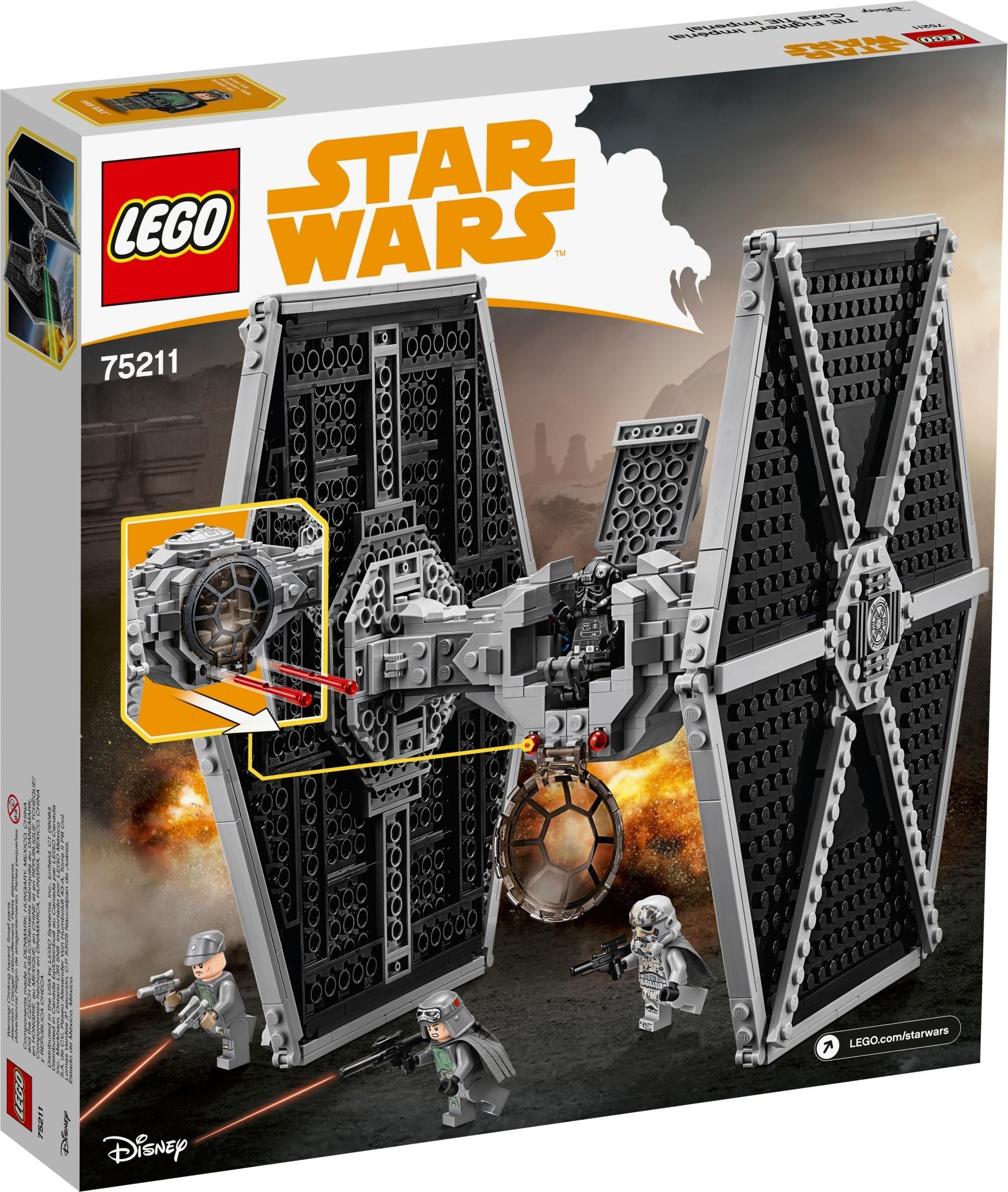 Imperial TIE Fighter 75211 | Star Wars | LEGO – image 5