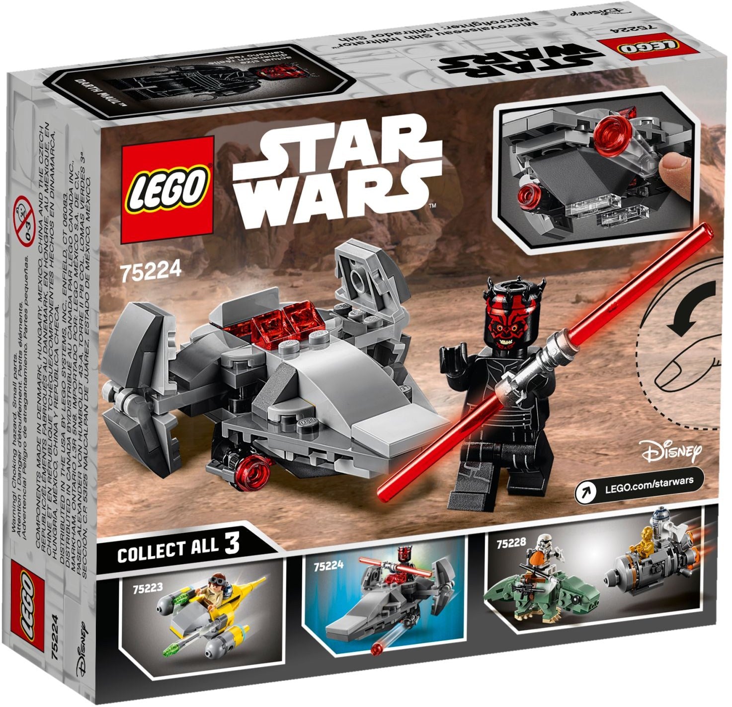 Sith Infiltrator Microfighter 75224 | Star Wars | LEGO – image 5