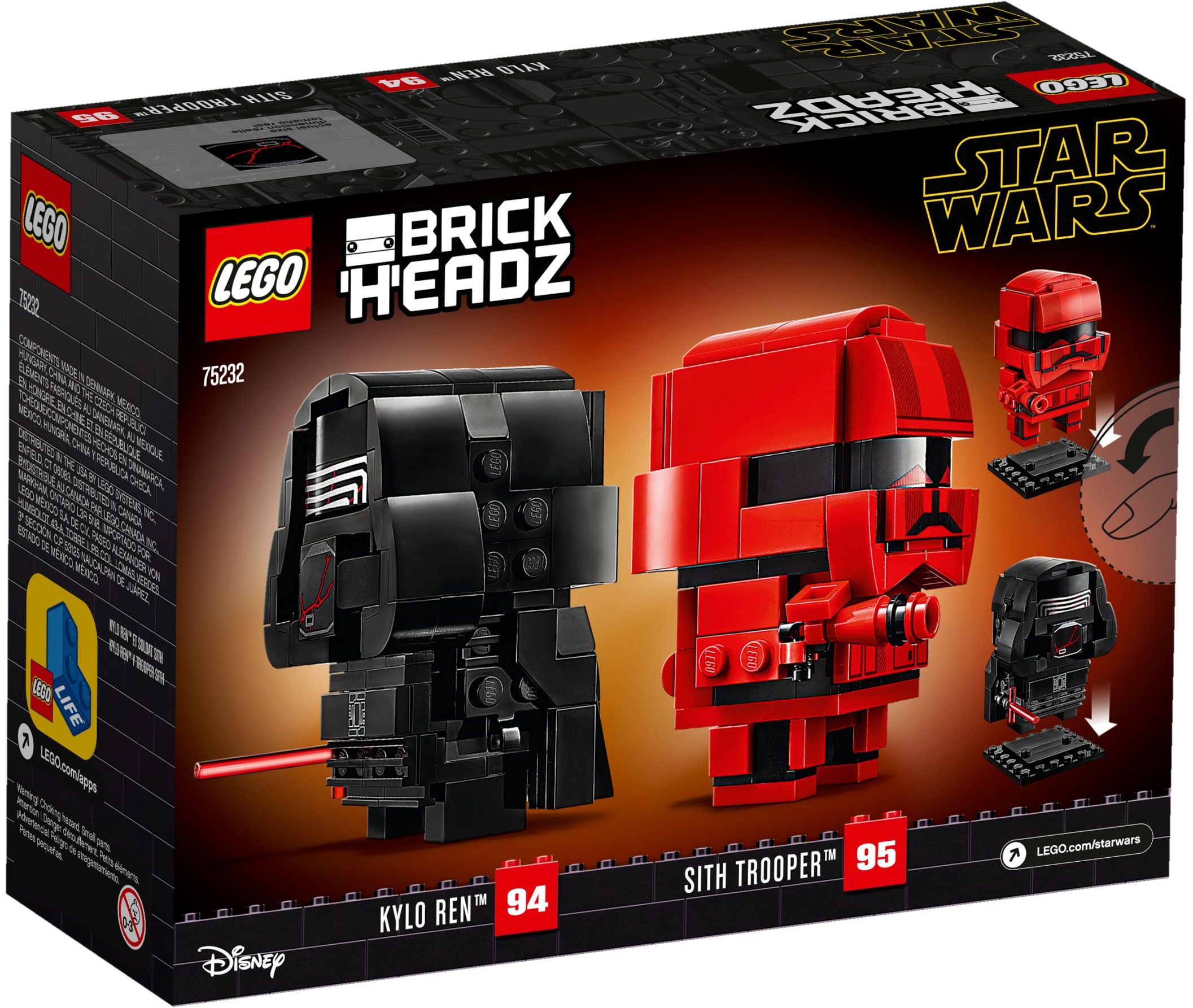 Kylo Ren & Sith Trooper 75232 | BrickHeadz | LEGO – image 5