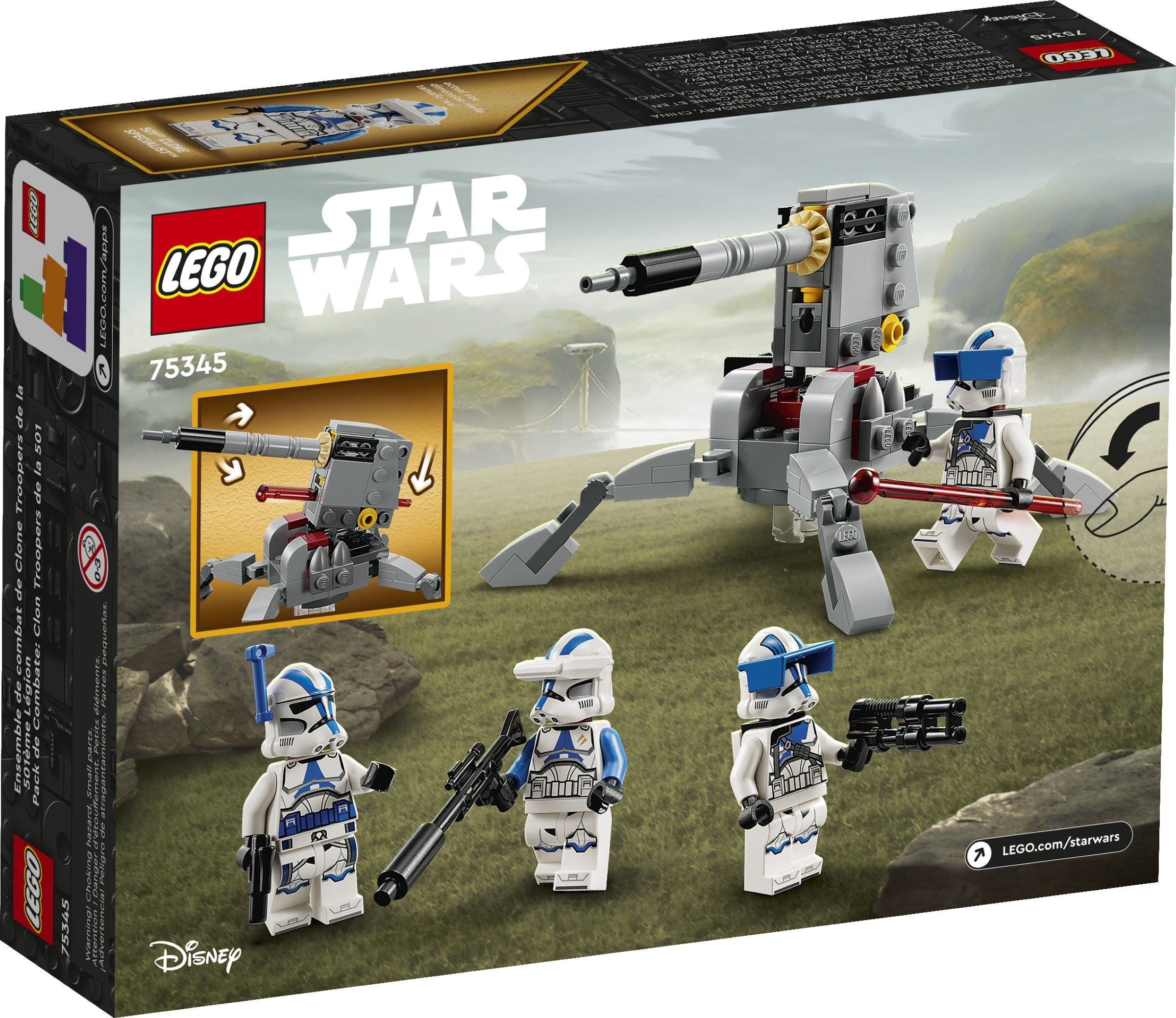 501st Clone Troopers Battle Pack 75345 | Star Wars | LEGO – image 6