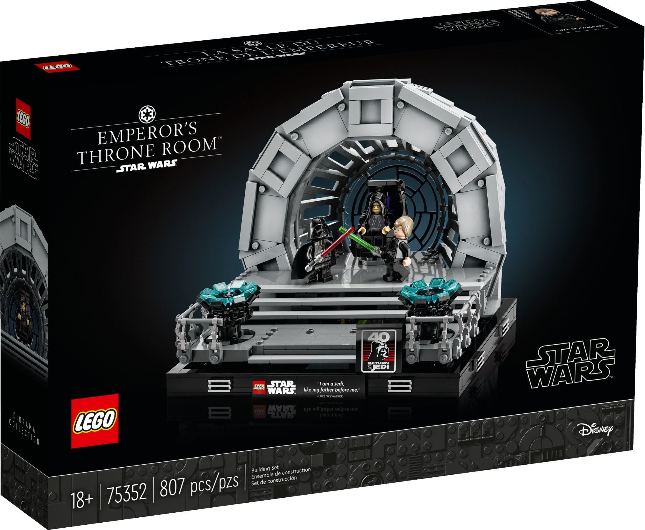 Emperors Throne Room 75352 | Star Wars | LEGO
