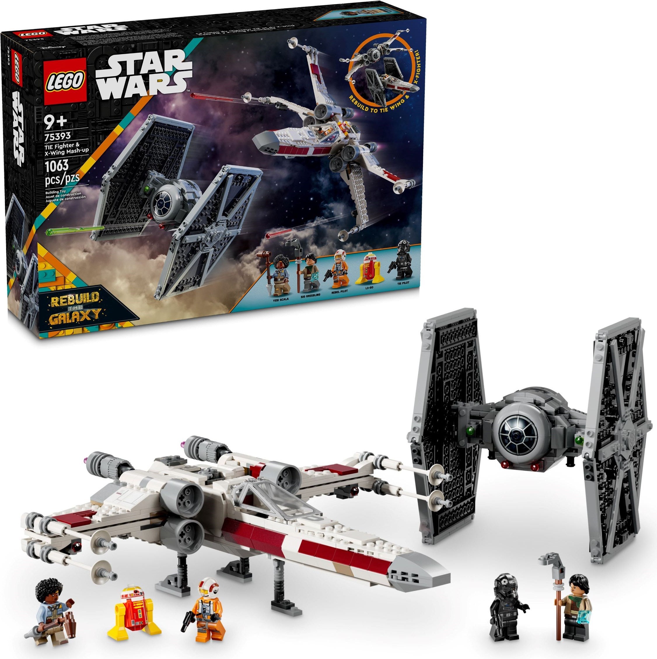 TIE Fighter & X-wing Mash-up 75393 | Star Wars | LEGO – image 3