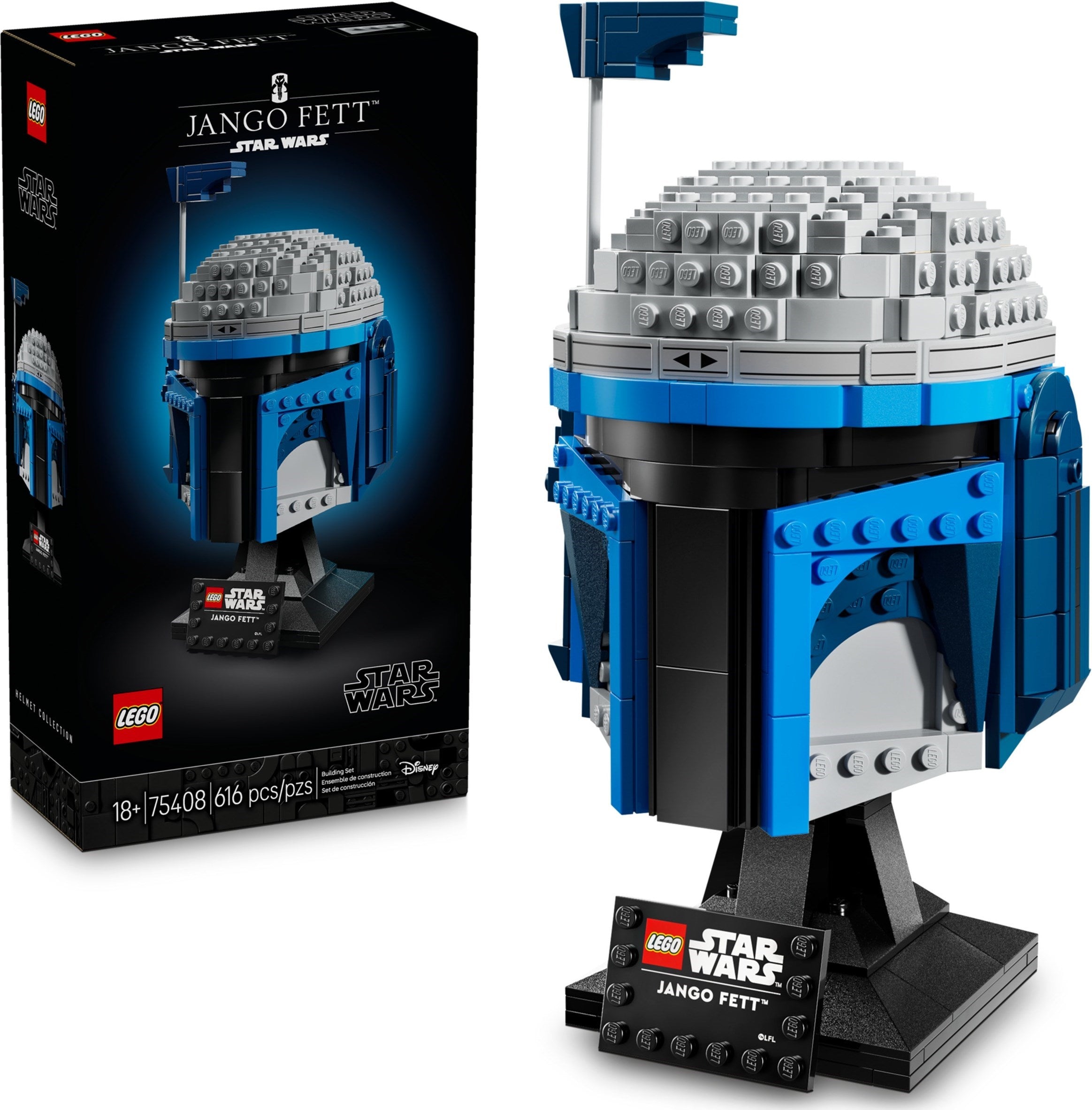 Jango Fett Helmet 75408 | Star Wars | LEGO – image 3