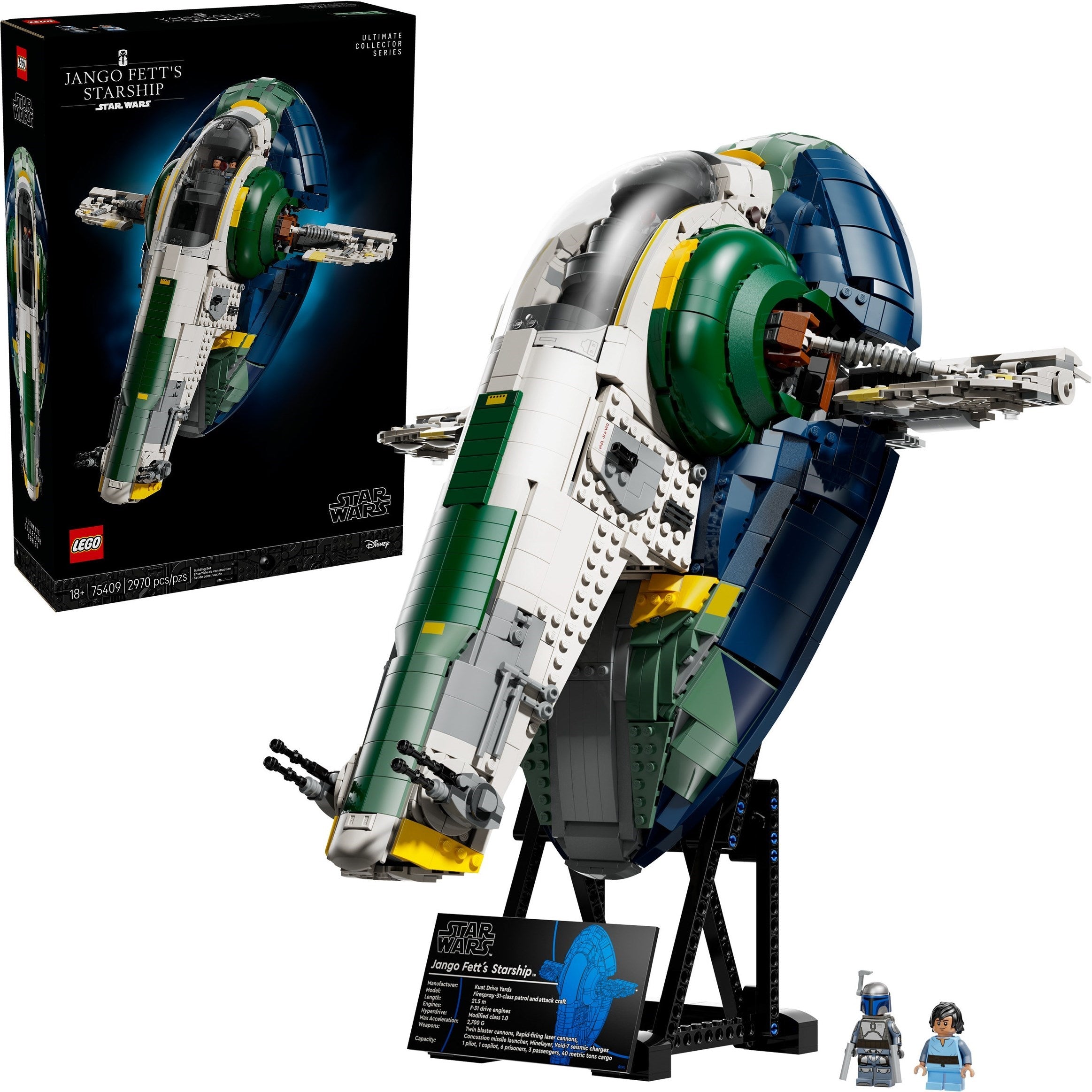 Jango Fett's Starship 75409 | Star Wars | LEGO – image 3