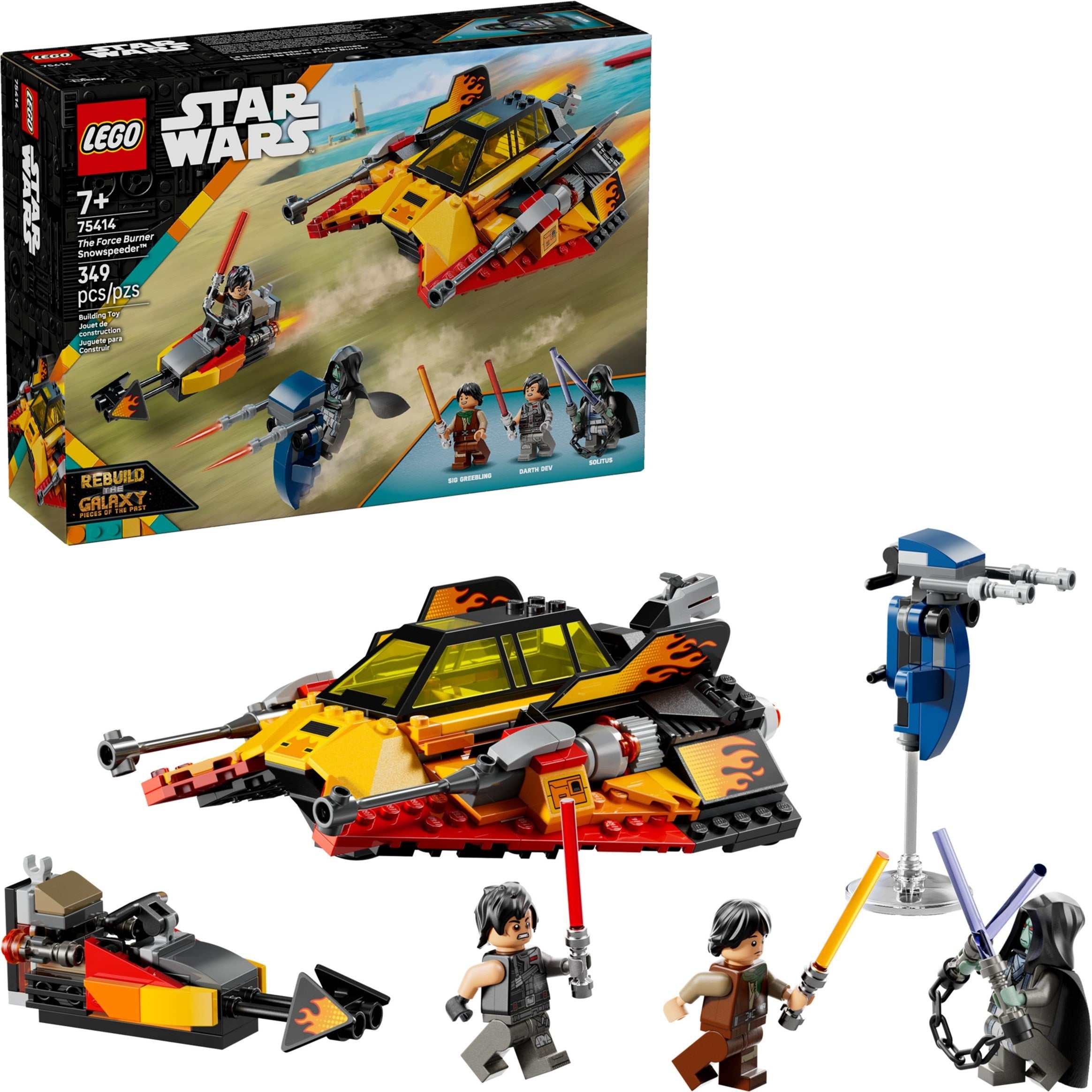 The Force Burner Snowspeeder 75414 | Star Wars | LEGO
