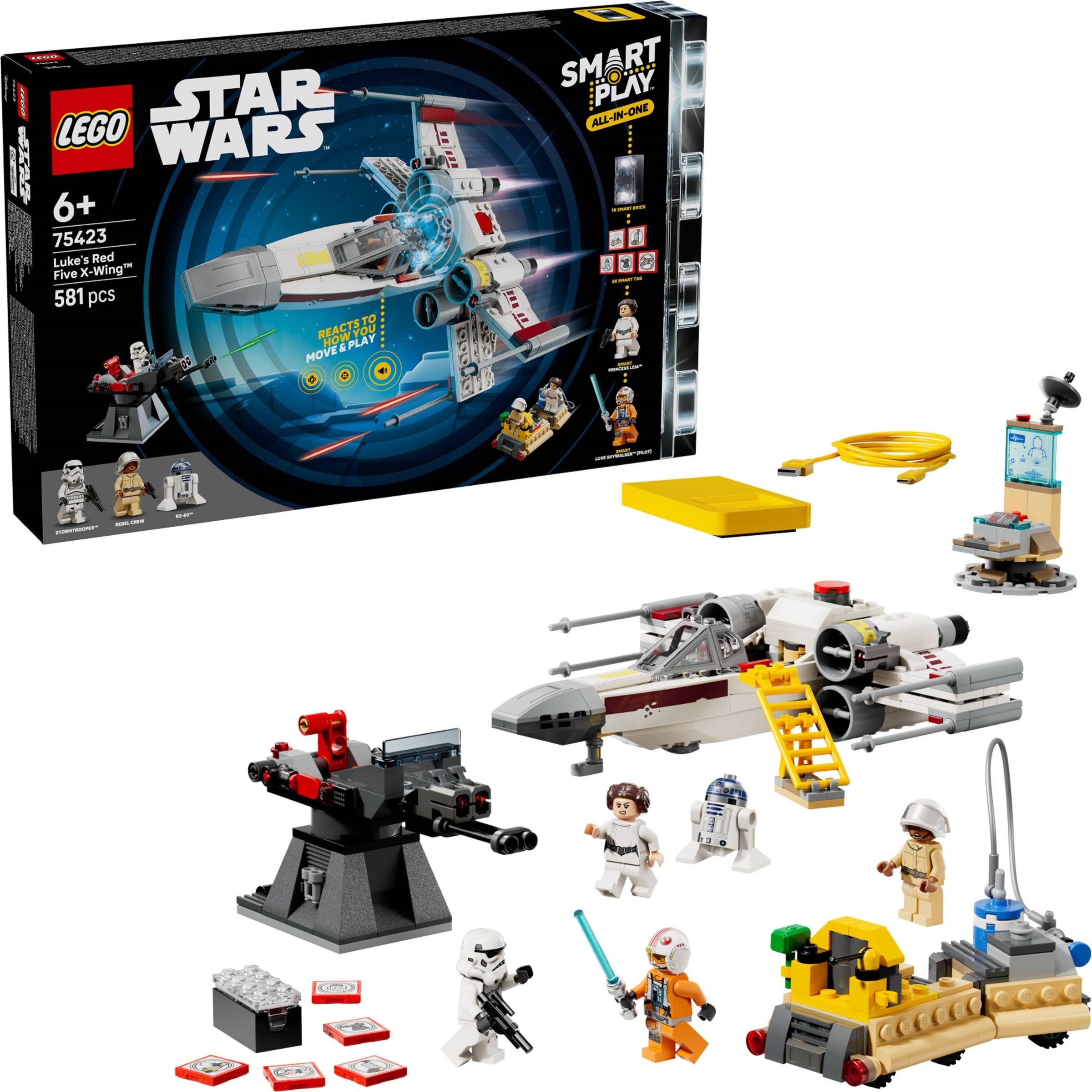 Luke's Red Five X-wing 75423 | Star Wars | LEGO (image 3)