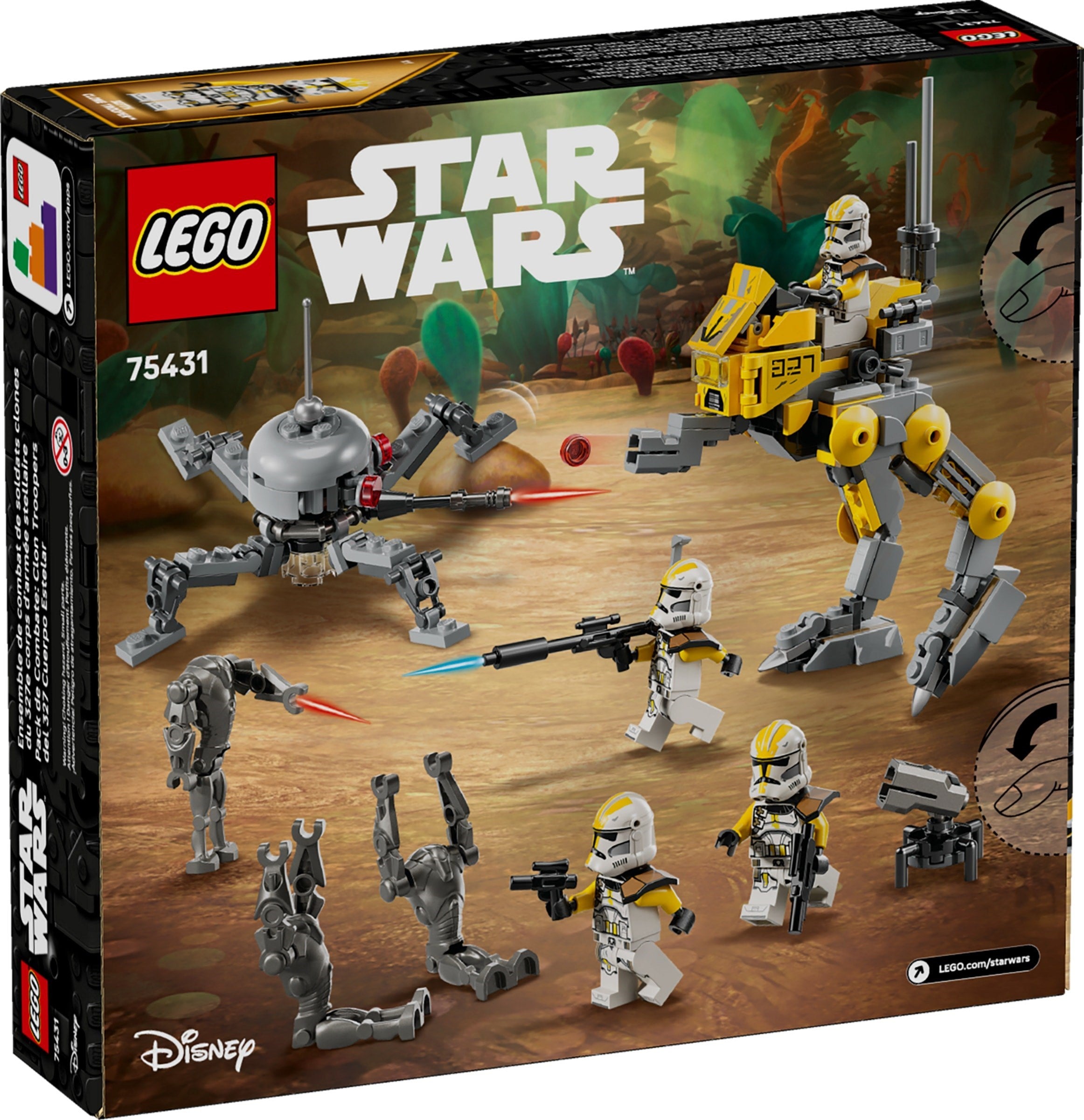 327th Star Corps Clone Troopers Battle Pack 75431 | Star Wars | LEGO