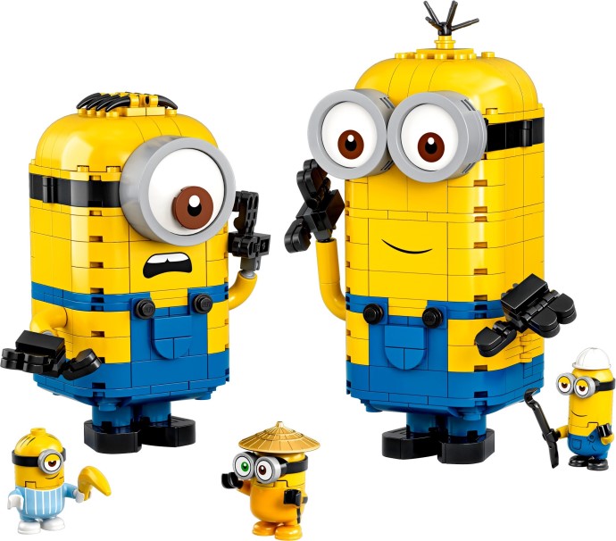 Brick-built Minions and their Lair 75551 | Despicable Me | LEGO