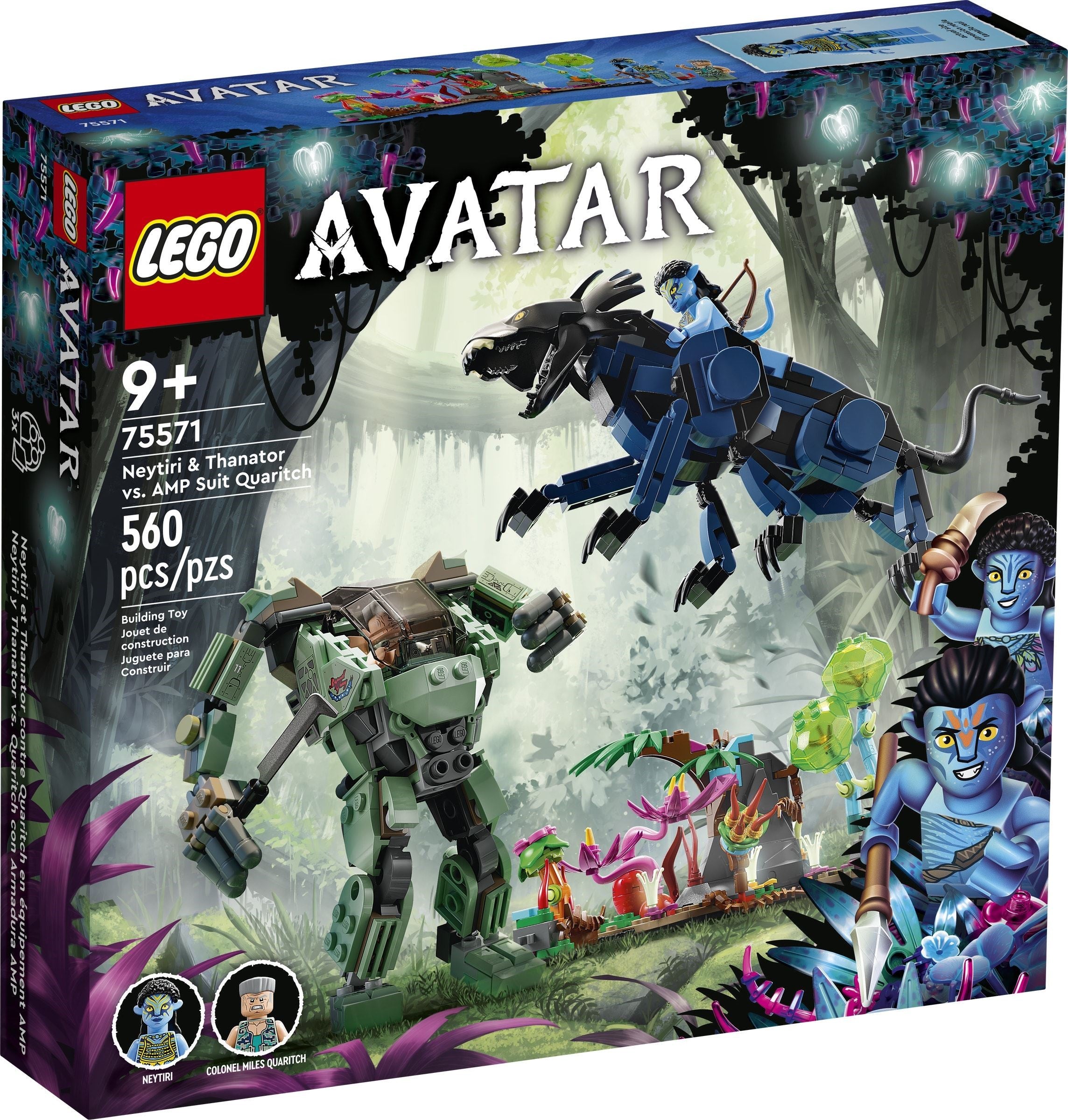 Neytiri & Thanator vs. AMP Suit Quaritch 75571 | Avatar | LEGO – image 2