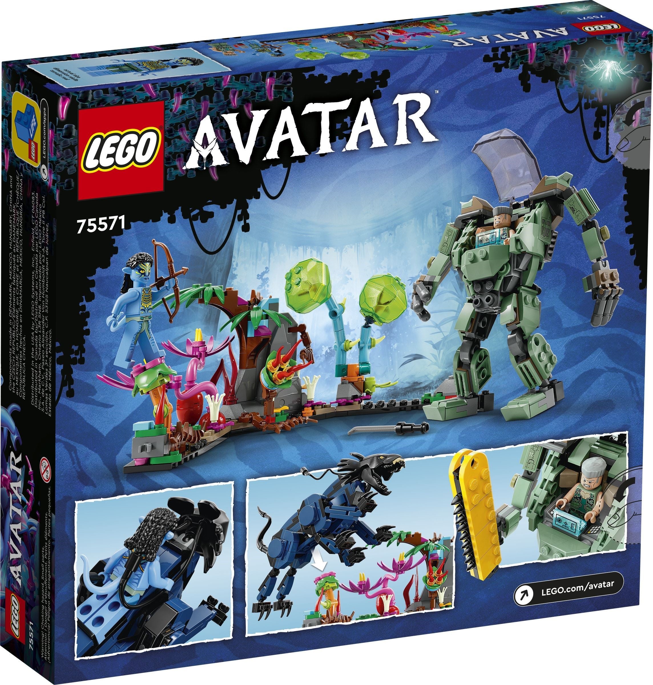 Neytiri & Thanator vs. AMP Suit Quaritch 75571 | Avatar | LEGO – image 11