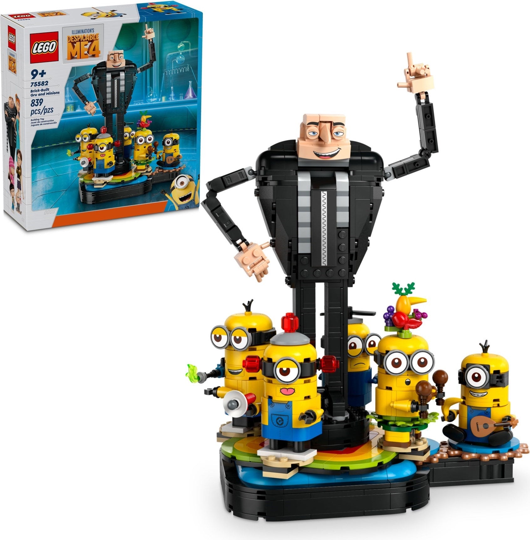 Brick-Built Gru and Minions  75582 | Despicable Me | LEGO – image 4