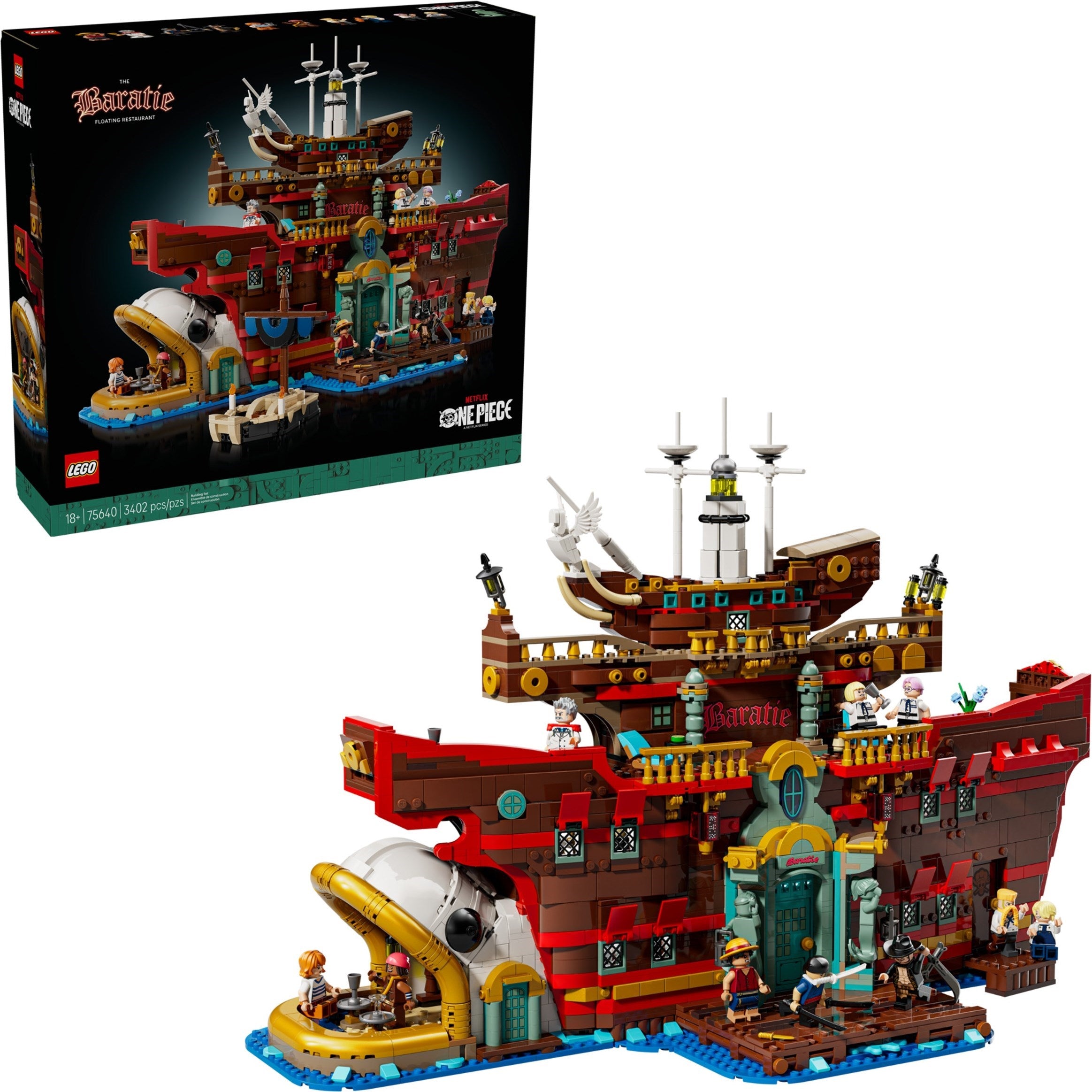 The Baratie Floating Restaurant 75640 |Netflix One Piece New Release | LEGO - My Store