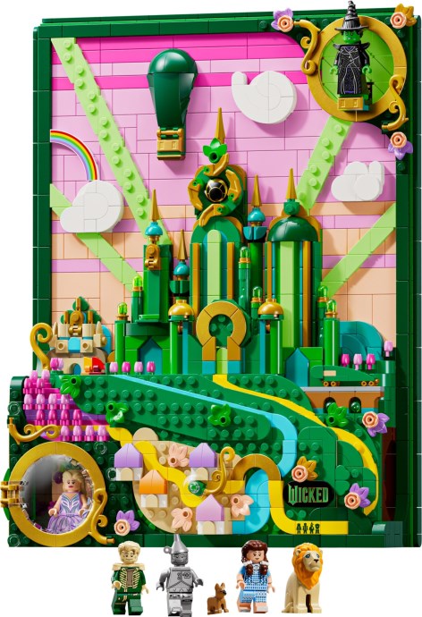 Emerald City Wall Art 75685 | Wicked | LEGO